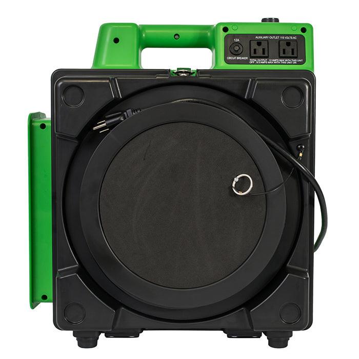 XPOWER X-2480A Professional 3-Stage HEPA Mini Air Scrubber, 1/2 HP, 550 CFM, Green