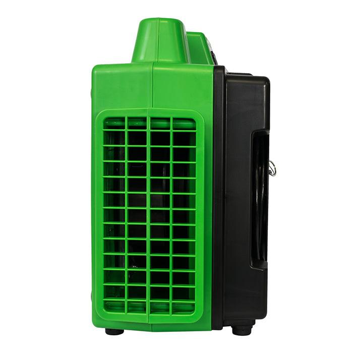 XPOWER X-2480A Professional 3-Stage HEPA Mini Air Scrubber, 1/2 HP, 550 CFM, Green