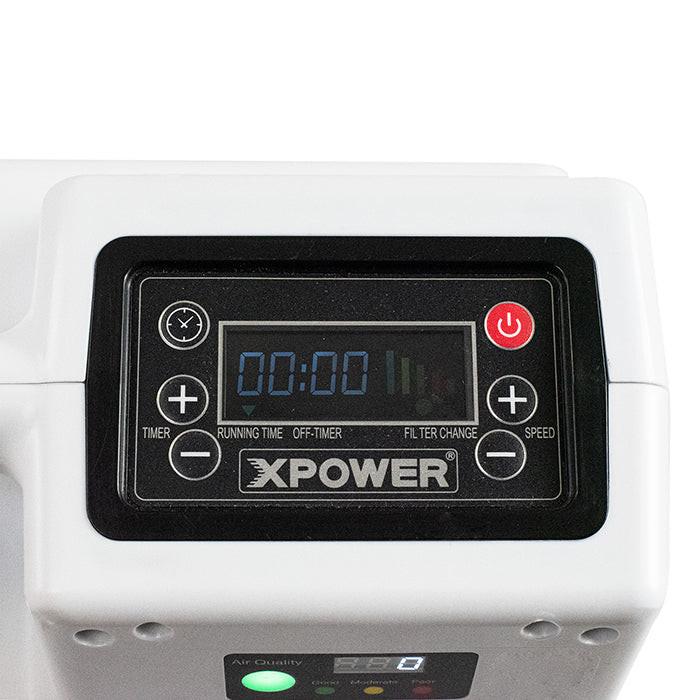 XPOWER X-2830 Professional 4-Stage HEPA Air Scrubber, 1/2 HP, 550 CFM