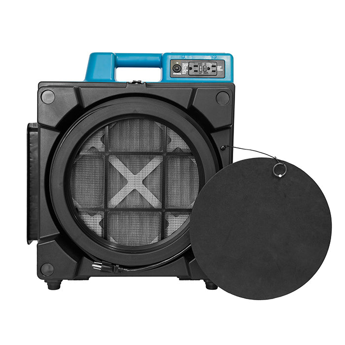 XPOWER X-3400A Professional 3-Stage HEPA Air Scrubber, 1/2 HP, 600 CFM