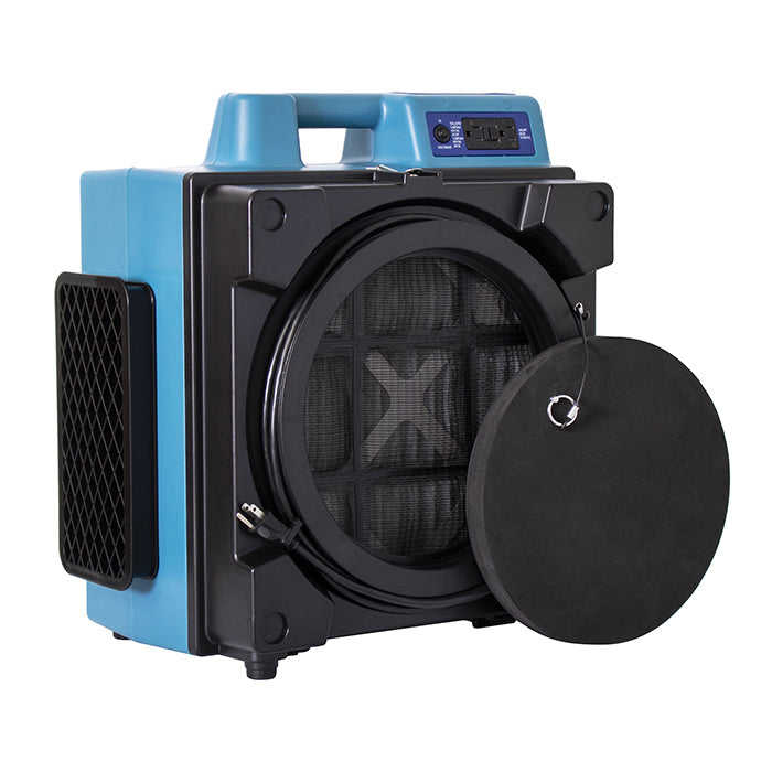 XPOWER X-4700AM Professional 3-Stage HEPA Air Scrubber, 750 CFM, Integrated Meter