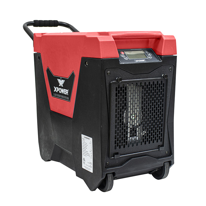 XPOWER XD-85L2 LGR Dehumidifier, 85 Pints/Day, Red