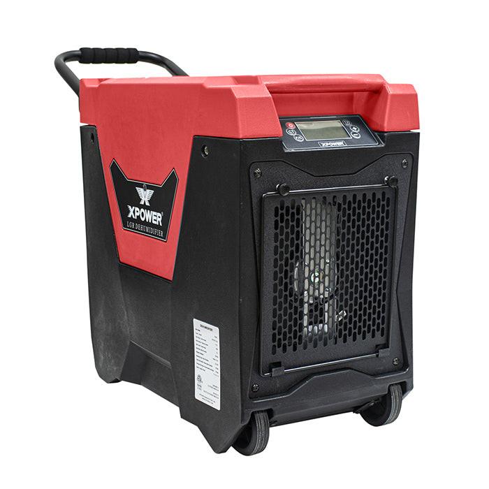 XPOWER XD-85L2 LGR Dehumidifier, 85 Pints/Day, Red
