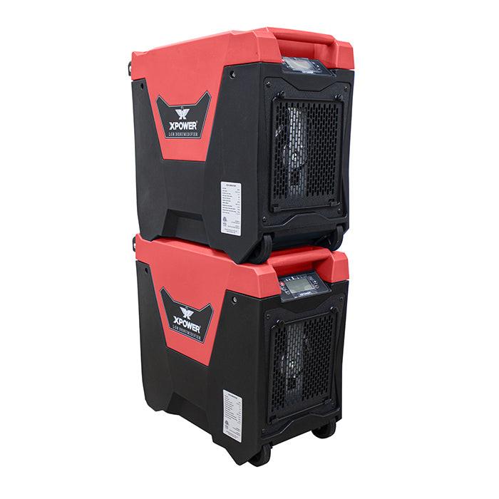 XPOWER XD-85L2 LGR Dehumidifier, 85 Pints/Day, Red