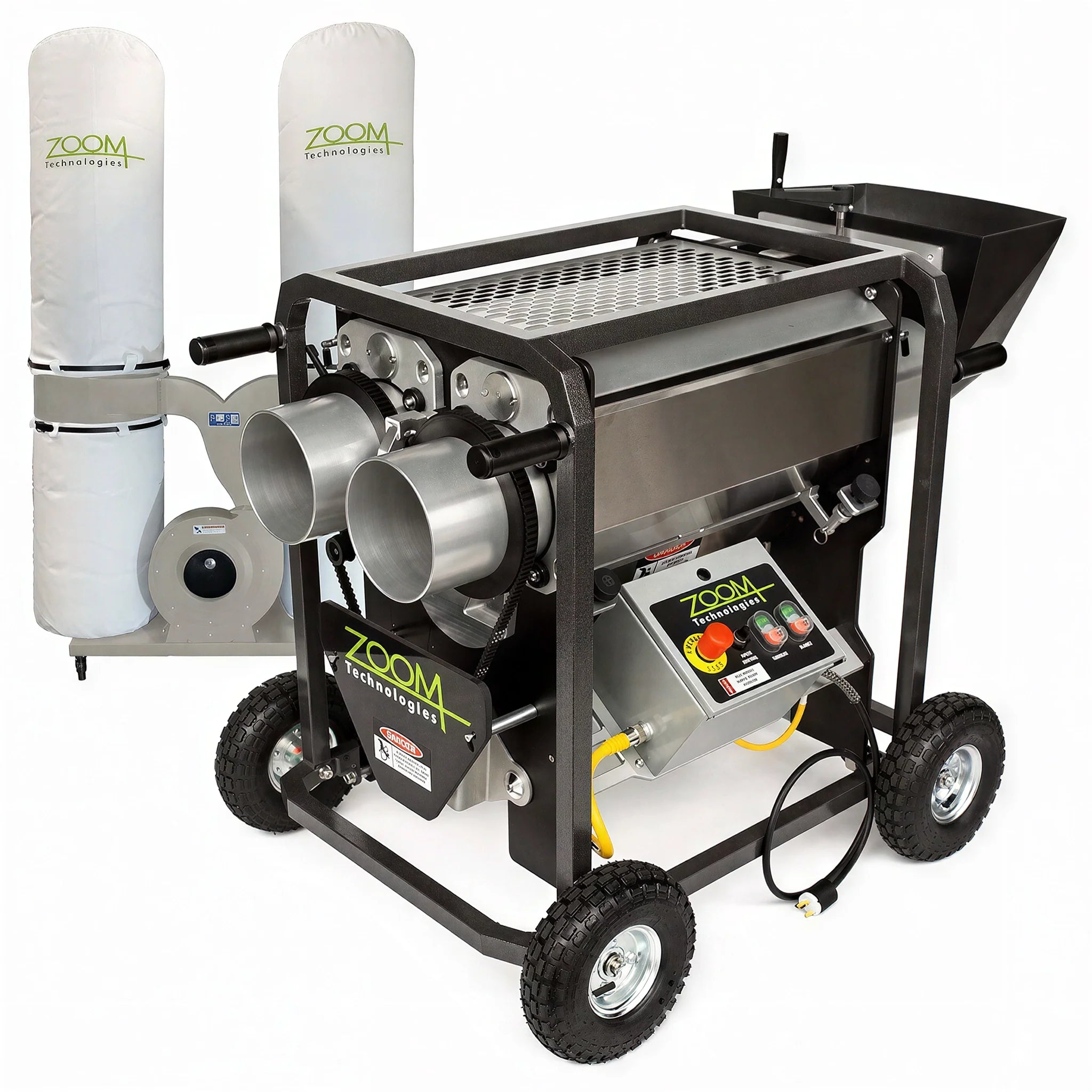 Zoom Technologies Zoom Pro Trimming Machine with Hybrid Tumblers & Leaf Collector