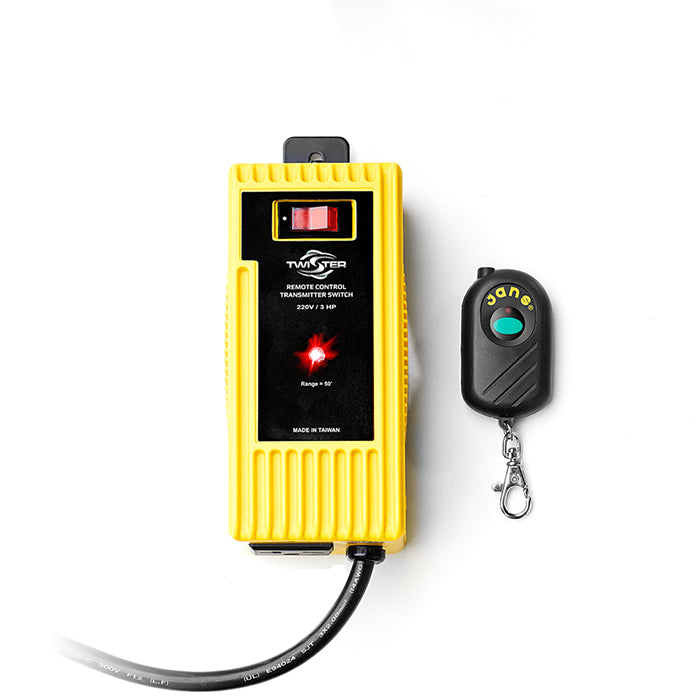 Twister T2 Leaf Collector: Remote Control Starter, 220V