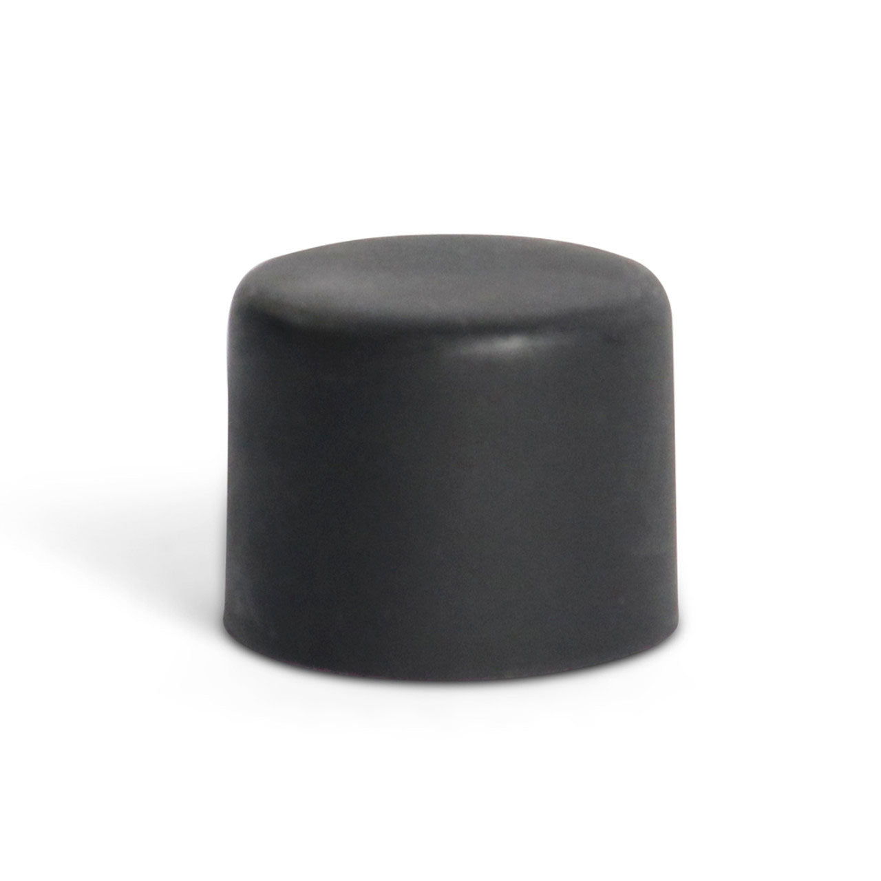 Custom Cones USA 22mm Child-Resistant Smooth Cap, Matte Black - Case of 400 - CAP ONLY