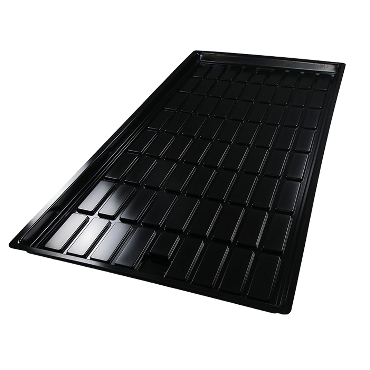 Grow1 Lowride OD Black Flood Tray, 4 Foot x 8 Foot - Pack of 6