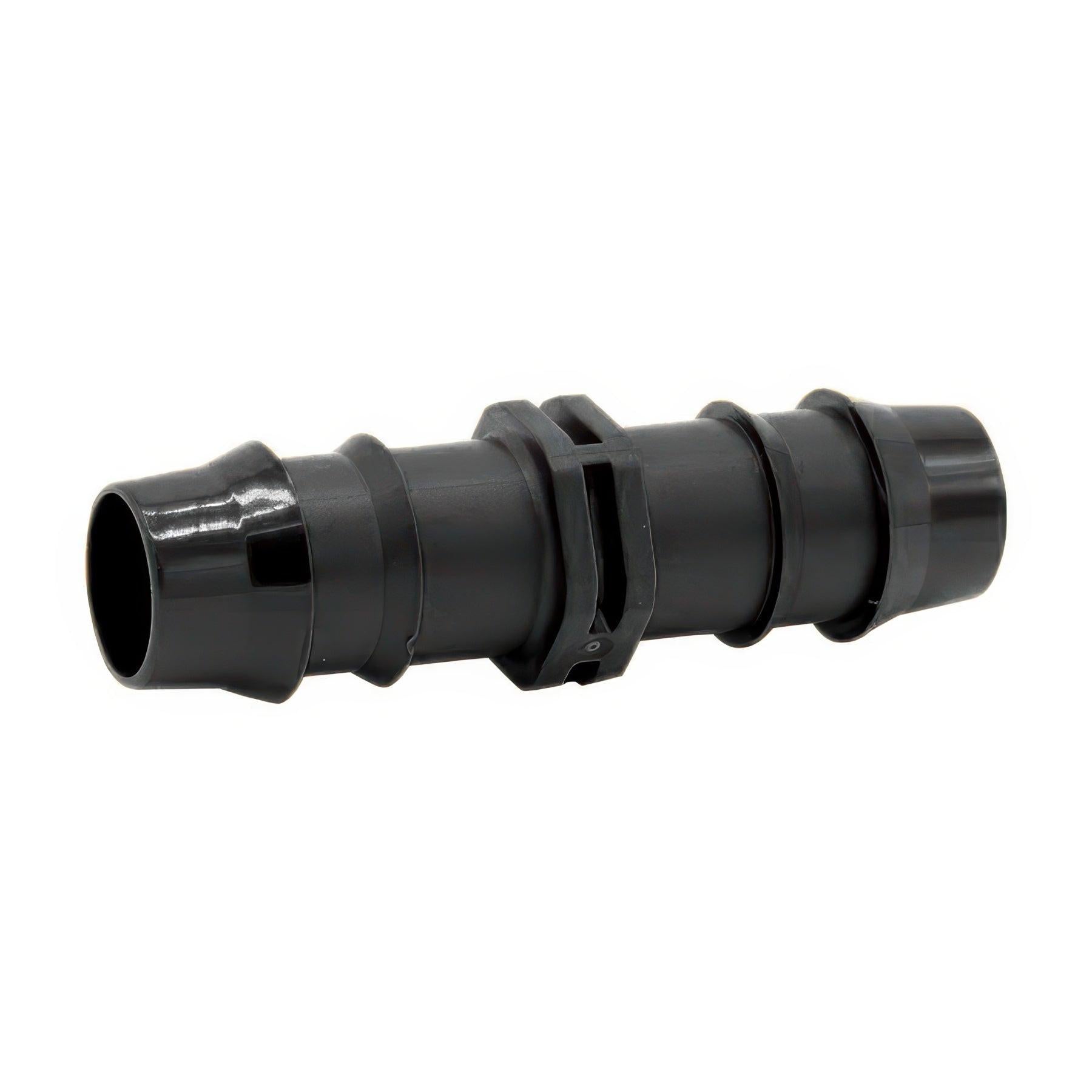 DIG 1/2 Inch Barbed Straight Connector Fitting, Black, 16mm - Pack of 300