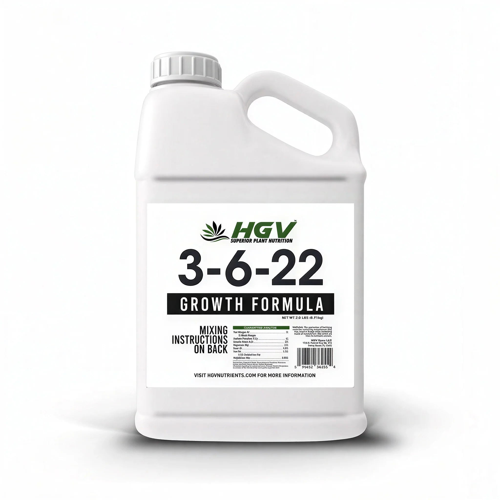 HGV Grow - Dry Ready-To-Mix Formula 3-6-22