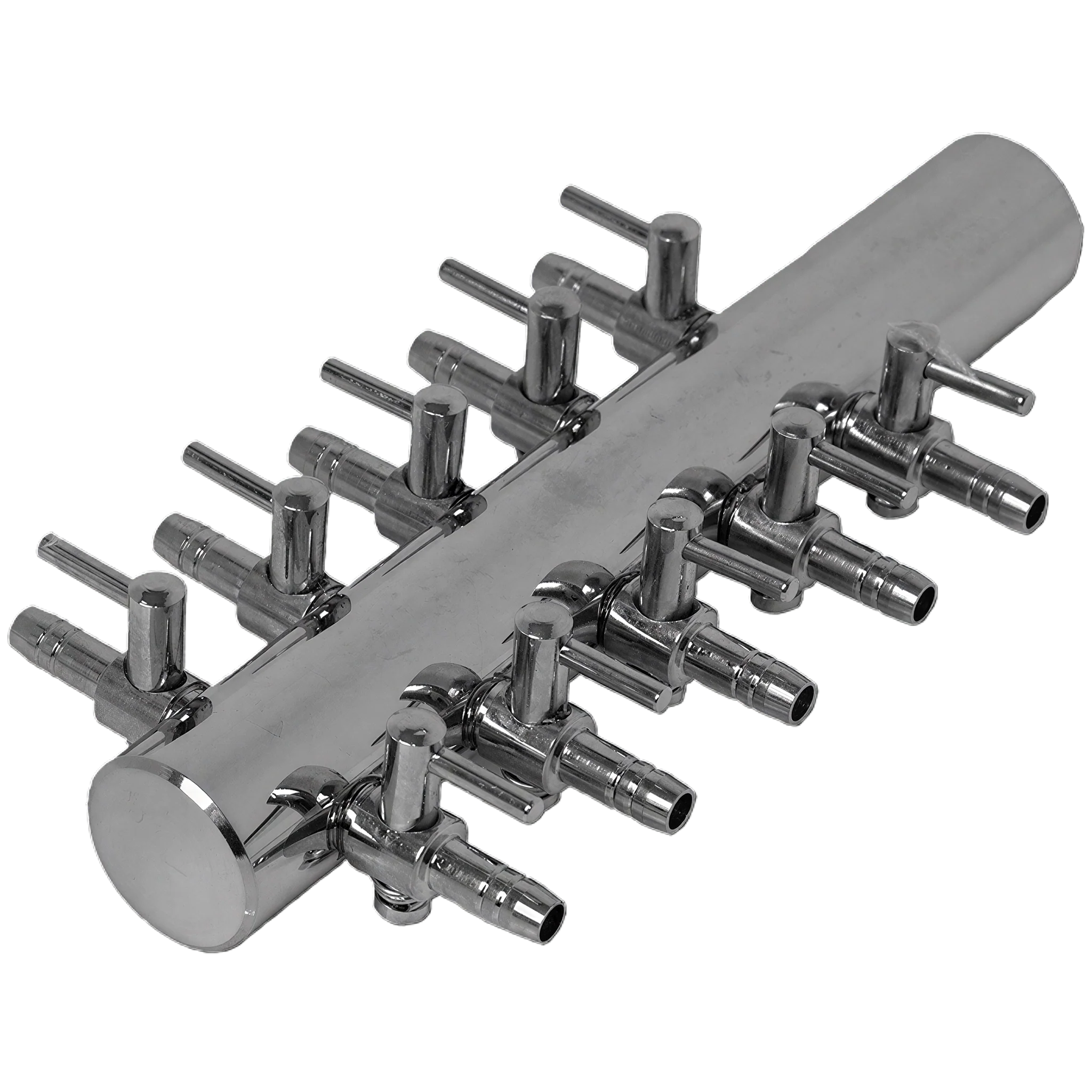 Hailea Steel Manifold, 10 Valves