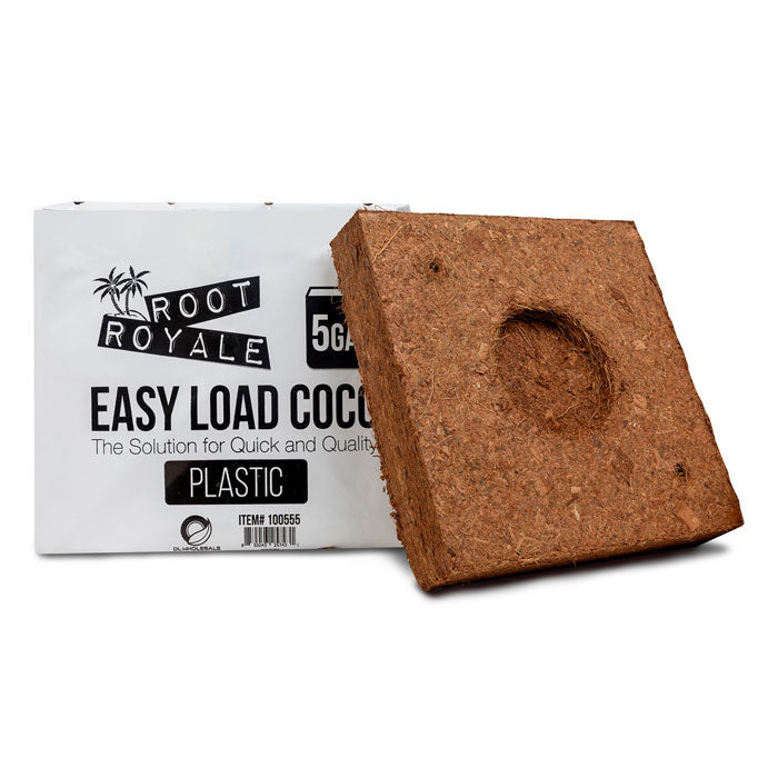 Root Royale Easy Load Coco Plastic Grow Bag, 5 Gallon - Case of 12