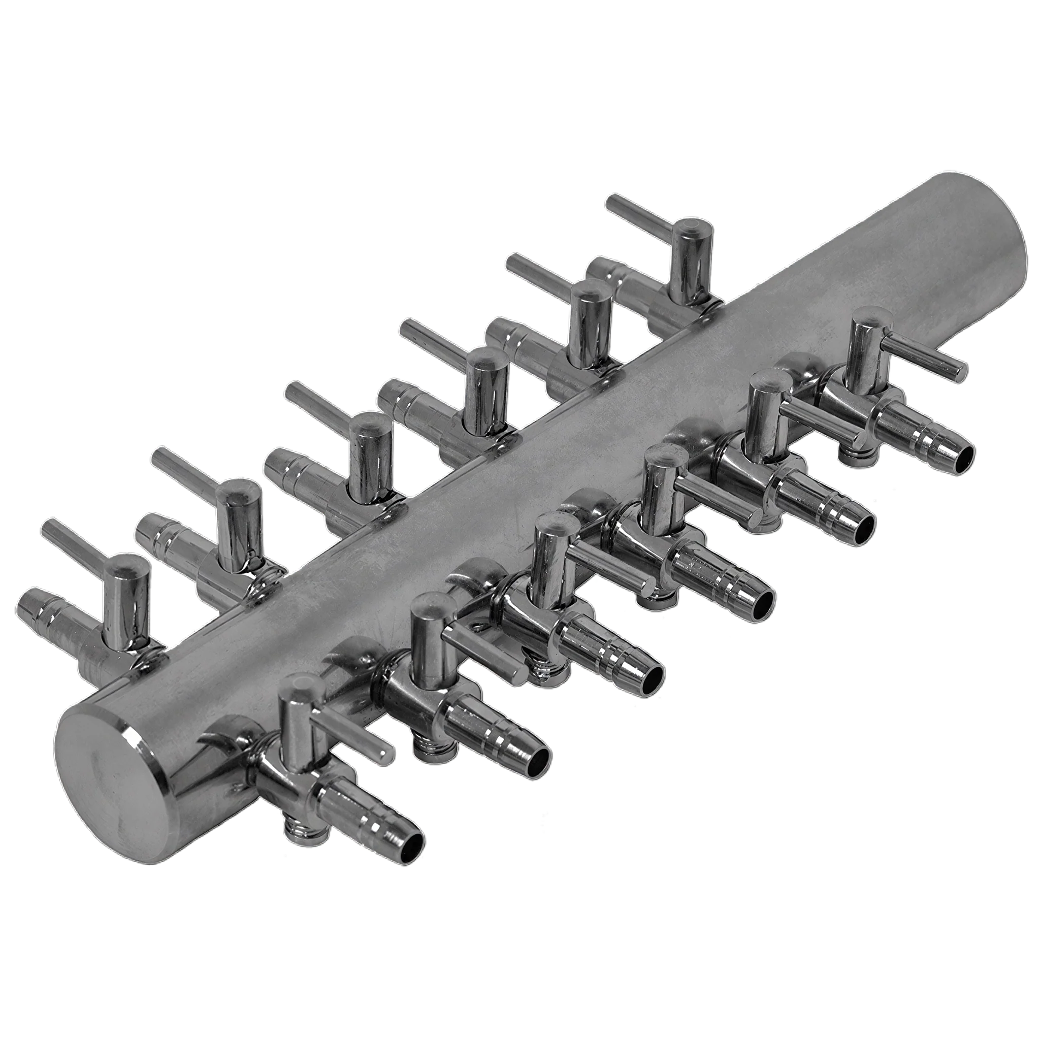 Hailea Steel Manifold, 12 Valves