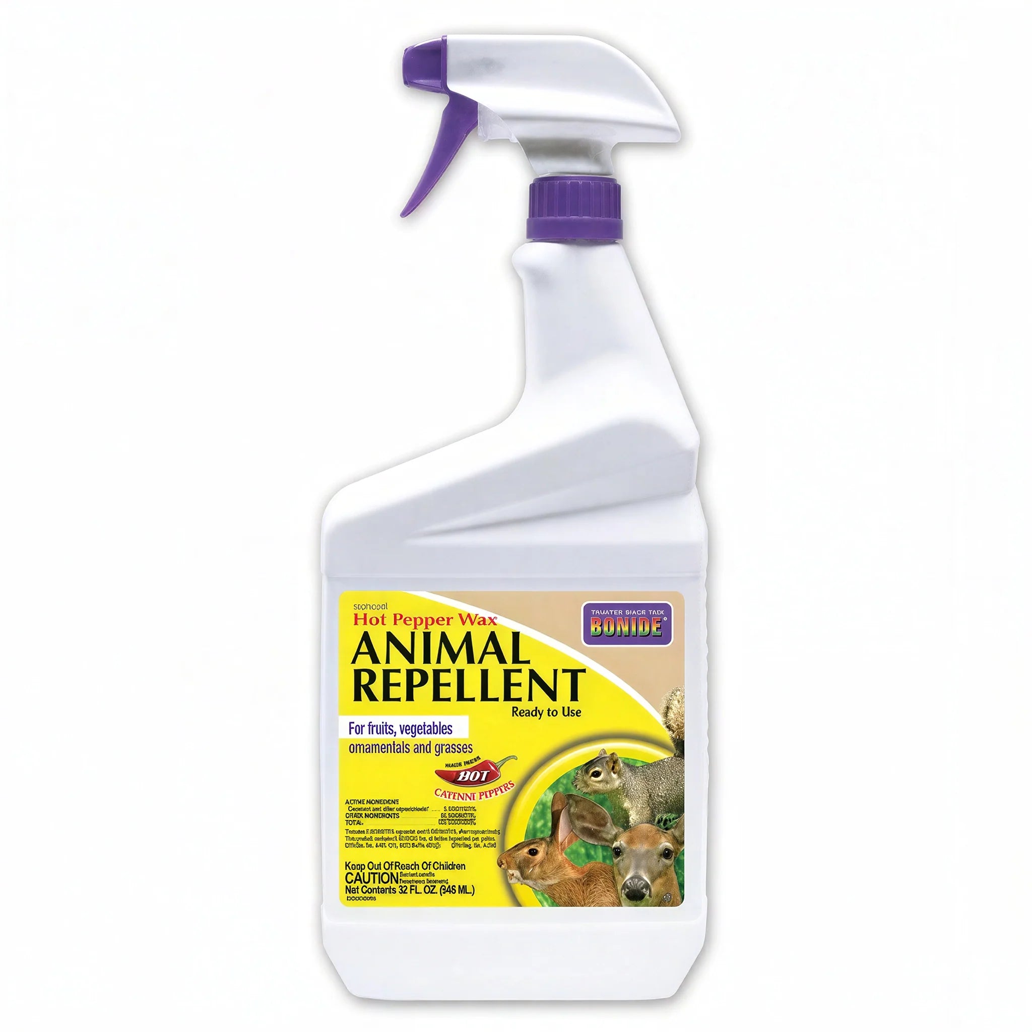Bonide Hot Pepper Wax Animal Repellent Ready-to-Use, 32 Ounces
