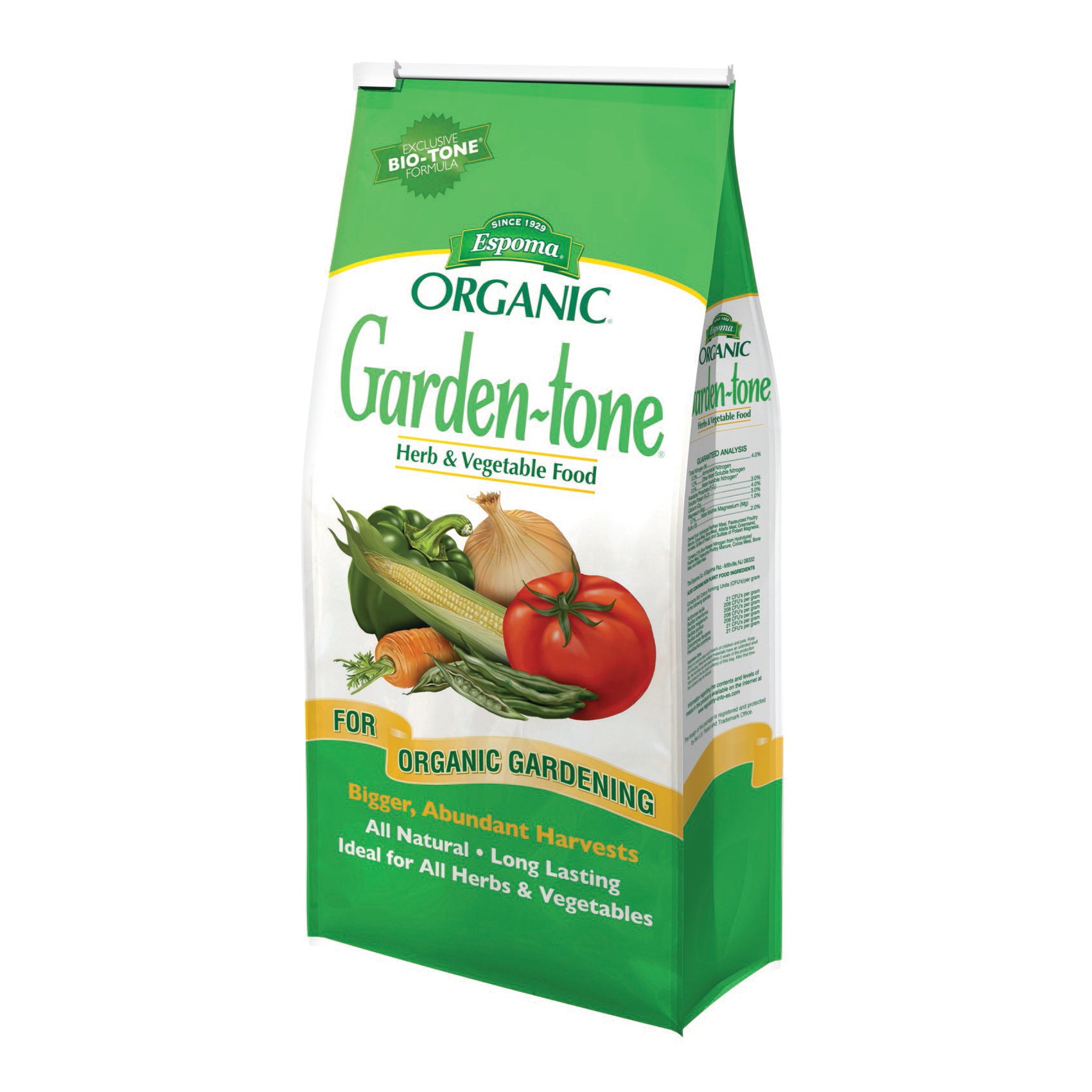 Espoma Organic Garden-Tone 3-4-4, 8 lbs., Case of 6