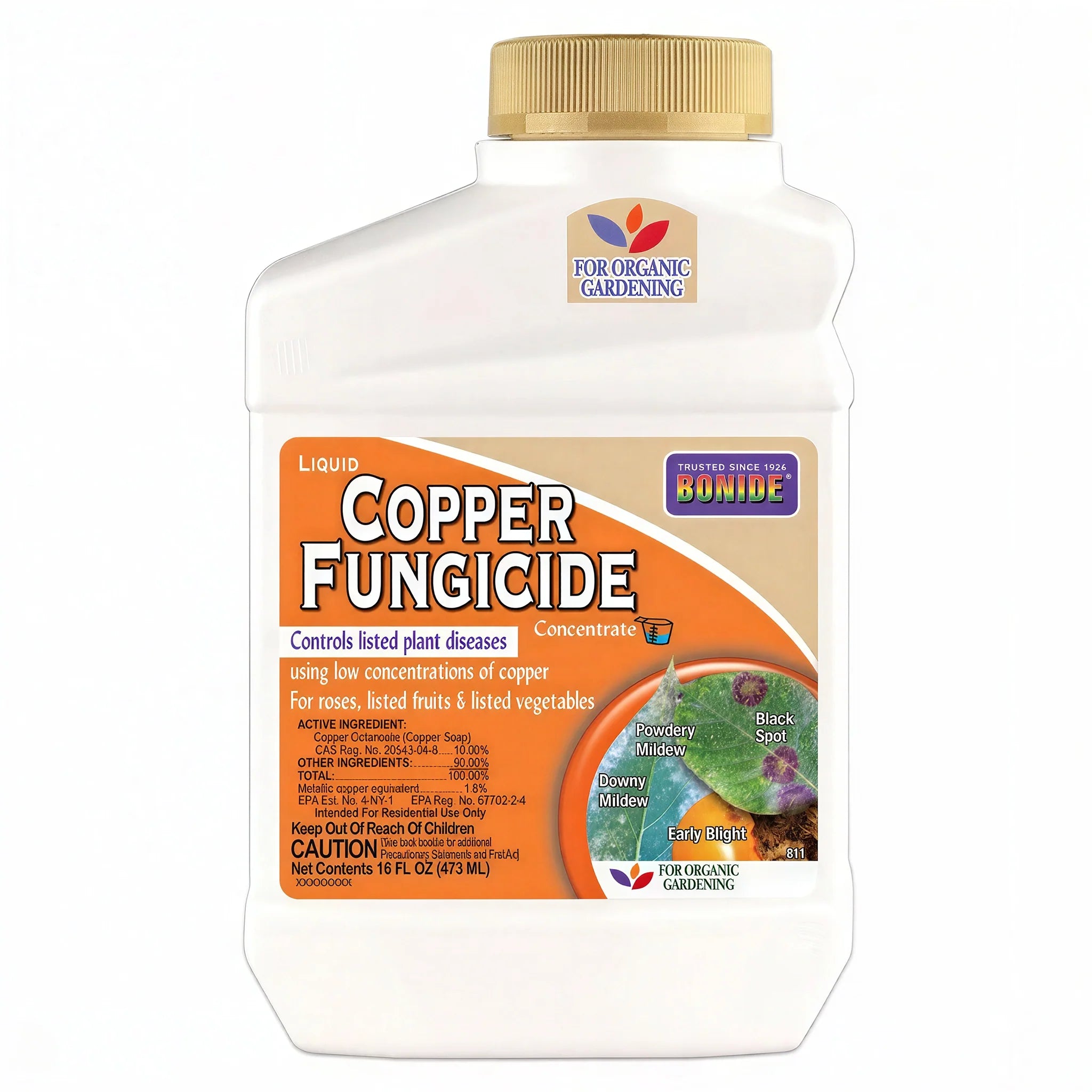 Bonide Liquid Copper Fungicide Concentrate, 16 Ounces