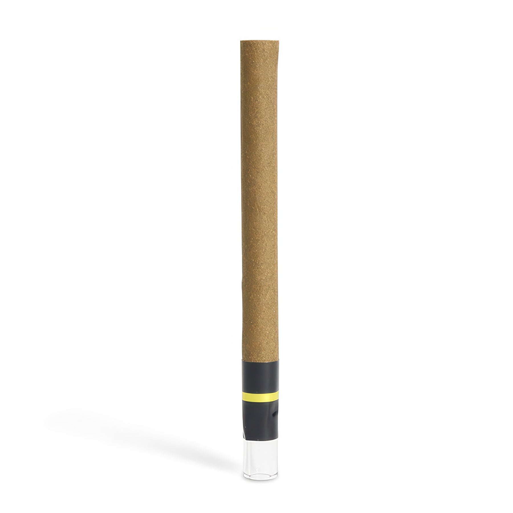 Custom Cones USA 109mm 2 Gram Pre-Rolled Tubes, Standard Brown Hemp Wrap with Cylinder Glass - Pack of 100