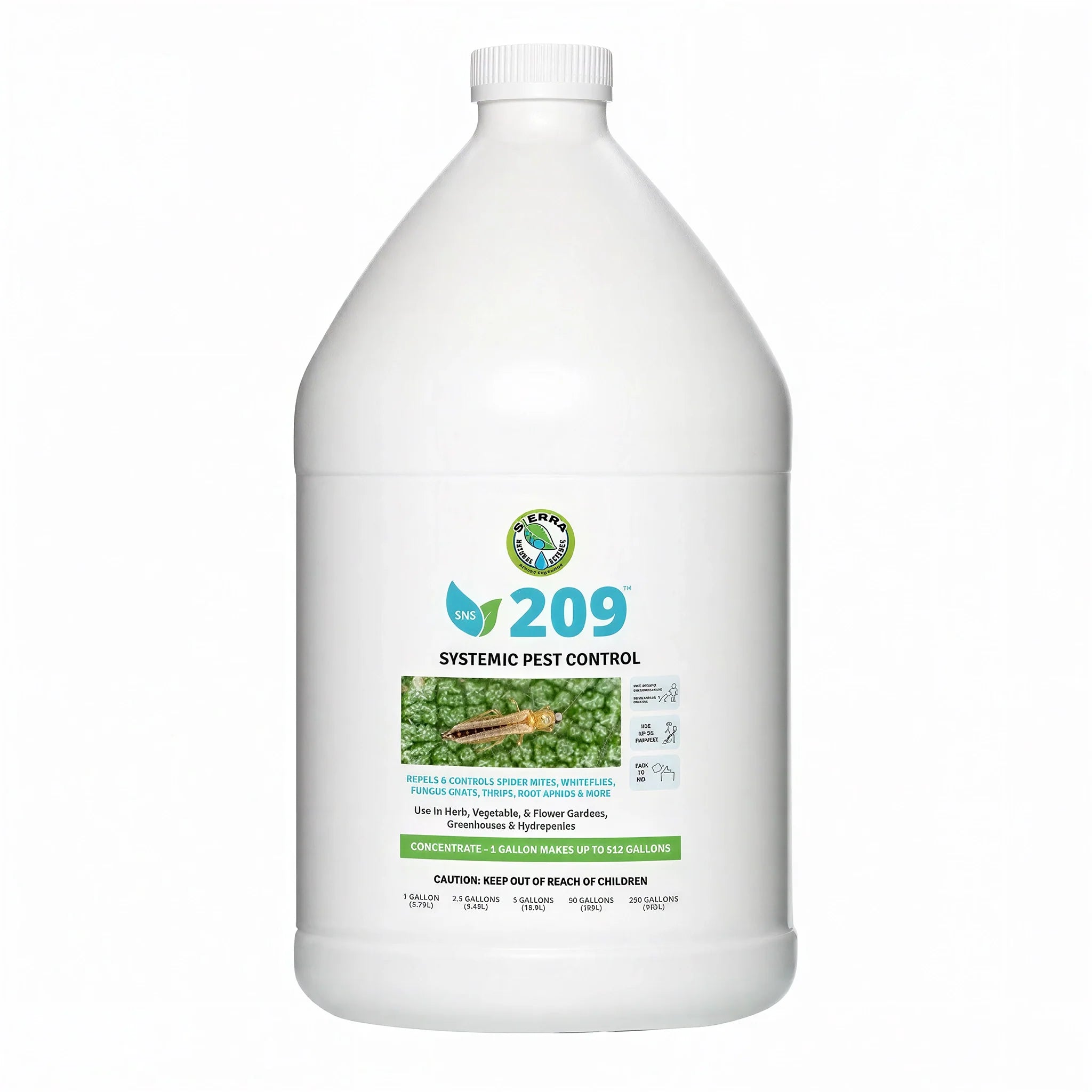 Sierra Natural Science 209 Systemic Pesticide Concentrate, 1 Gallon