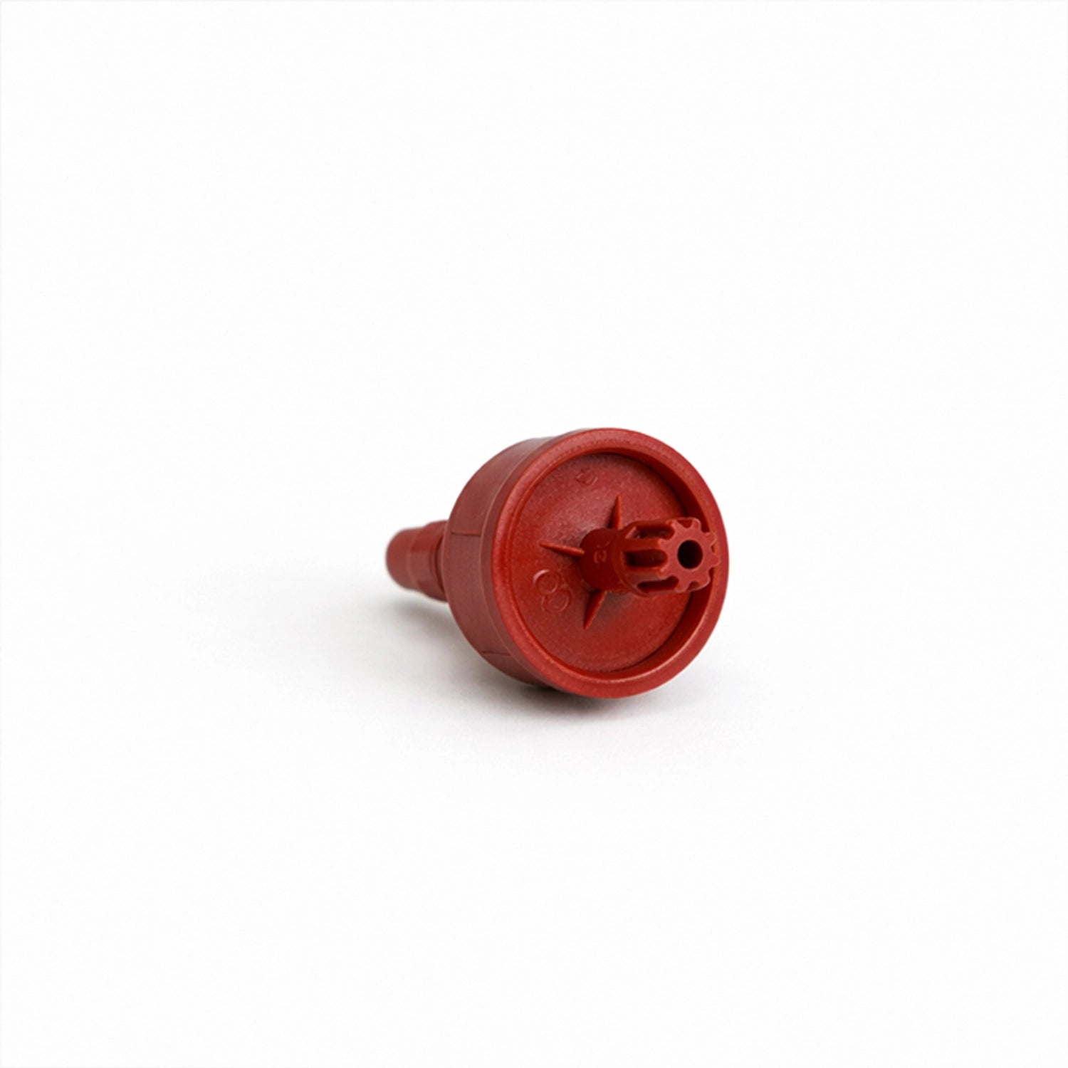 Grow1 Pressure Compensating Junior Dripper with LCNL 2.0 GPH, Red/Red - Pack of 250