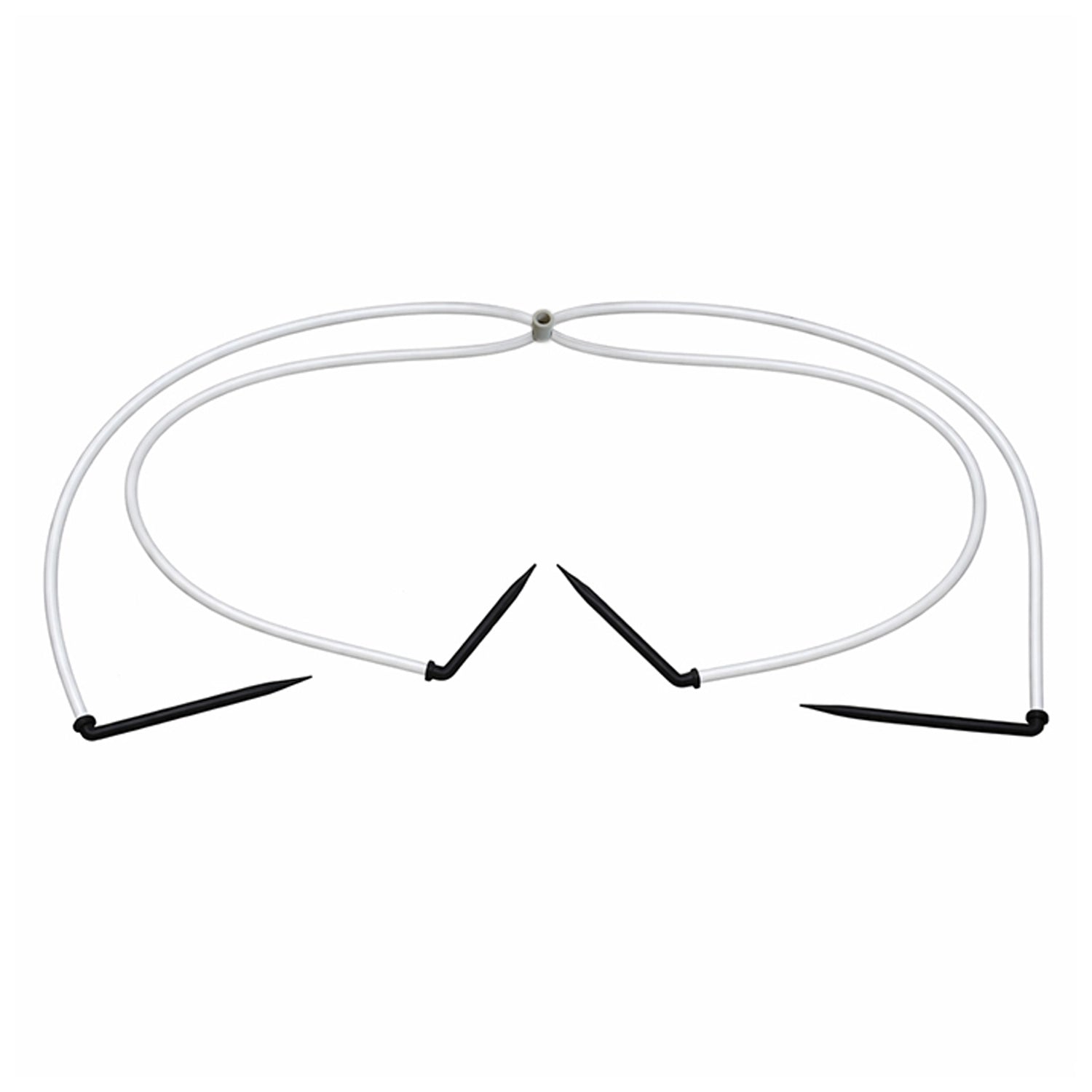 Grow1 4-Way Flat MOD Manifold with Drip Stake Assembly, 36 Inch Tubing, Pack of 25