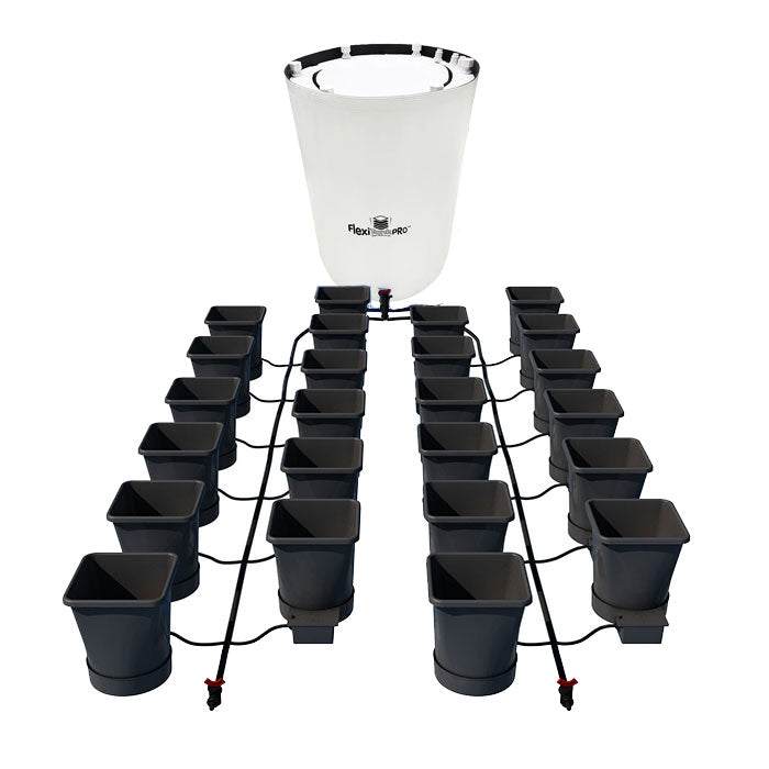 Autopot 24 Pot XL Watering System with 6.6 Gallon Pots, 105 Gallon Pro FlexiTank