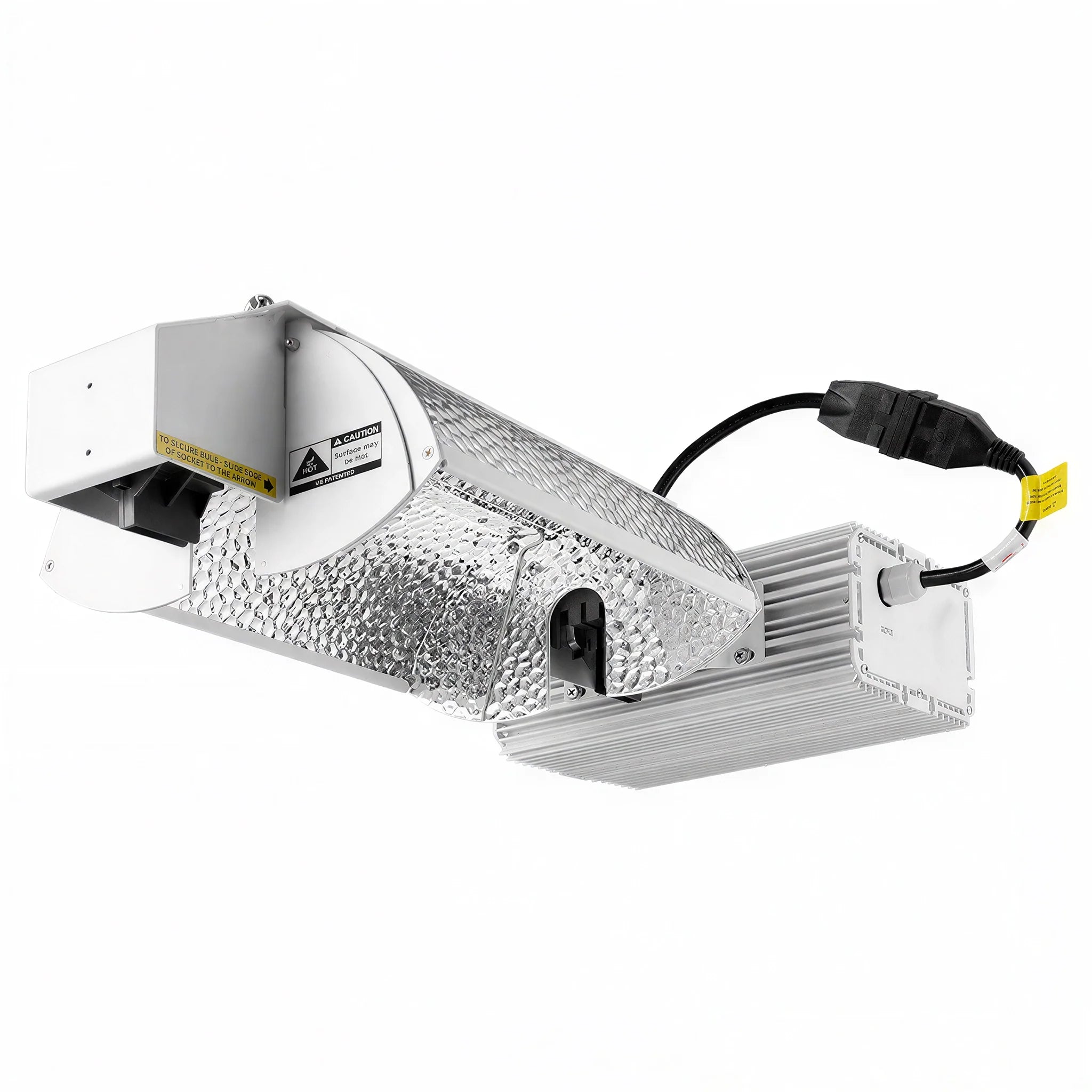 FlexStar 1000 Watt Double Ended HPS Grow Light Fixture with Adjustable Reflector and Bulb, 240-277 Volt