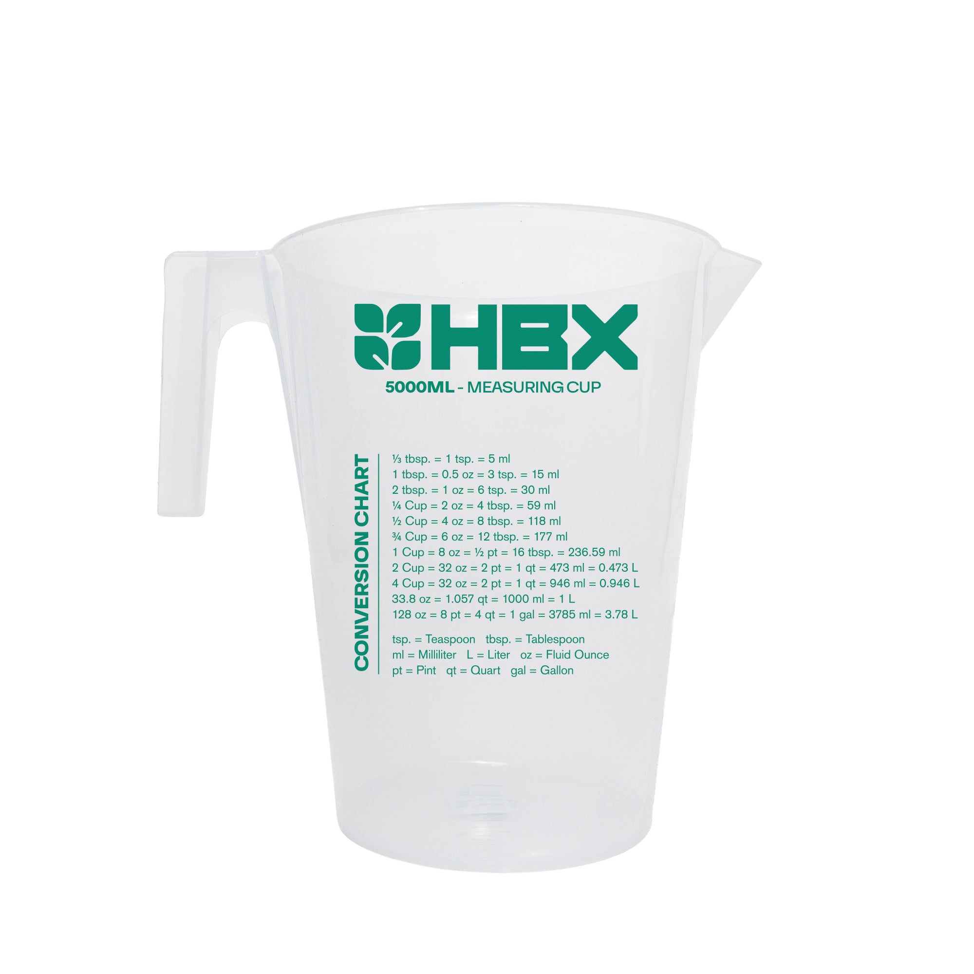 HBX Measuring Cup, 5000 mL