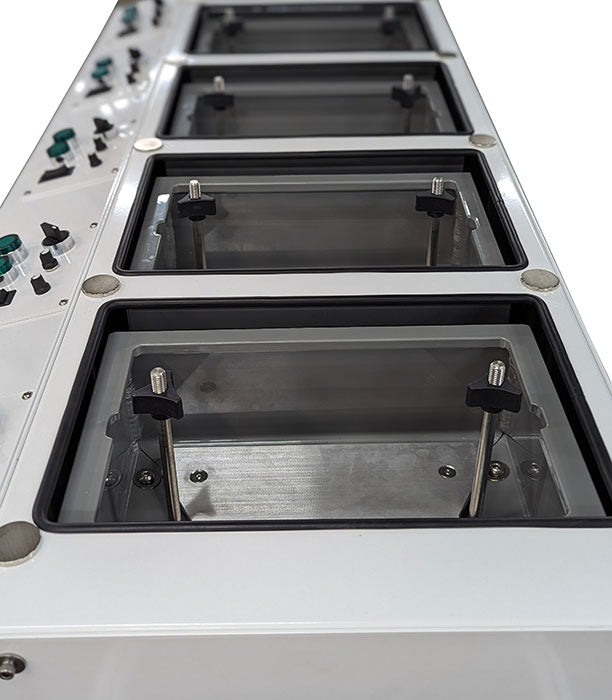 STM Canna RocketBox Pro Pre-Roll Cone Filling Machine with 98mm Bottom Tray, 143-Site Trays