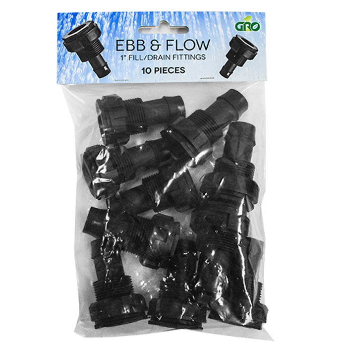 GROW1 Ebb & Flow 1in Fill/Drain Fittings (10pcs/Bag) - Image 4