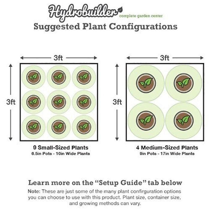 Gorilla Grow Tent 3' x 3' California LightWorks SolarXtreme 250 LED Grow Tent Kit With Automated Ventilation Package