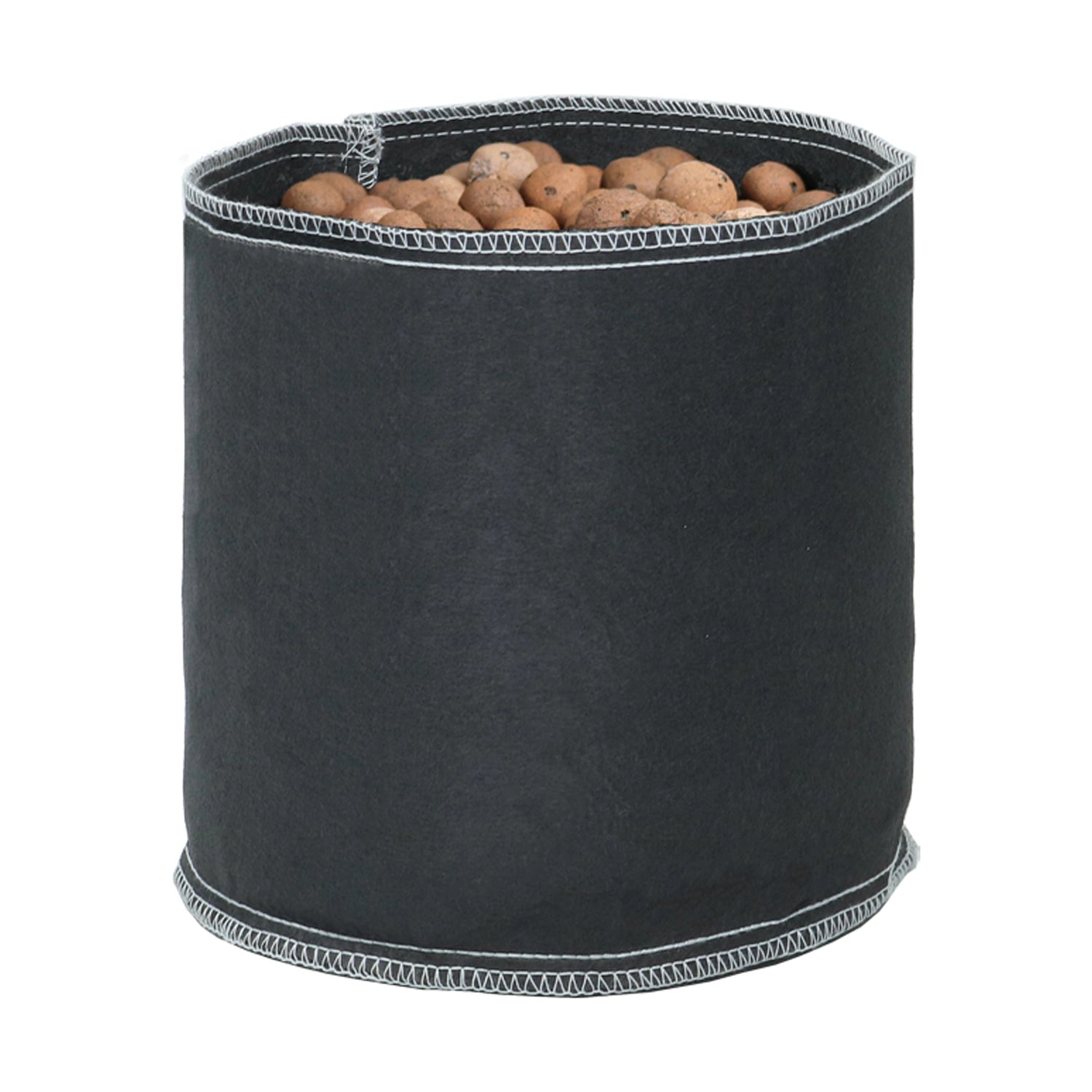 Grow1 Tall Fabric Pot Black, 2 Gallon