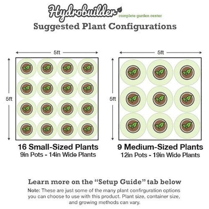 Gorilla Grow Tent 5' x 5' CMH Grow Tent Kit with Ventilation