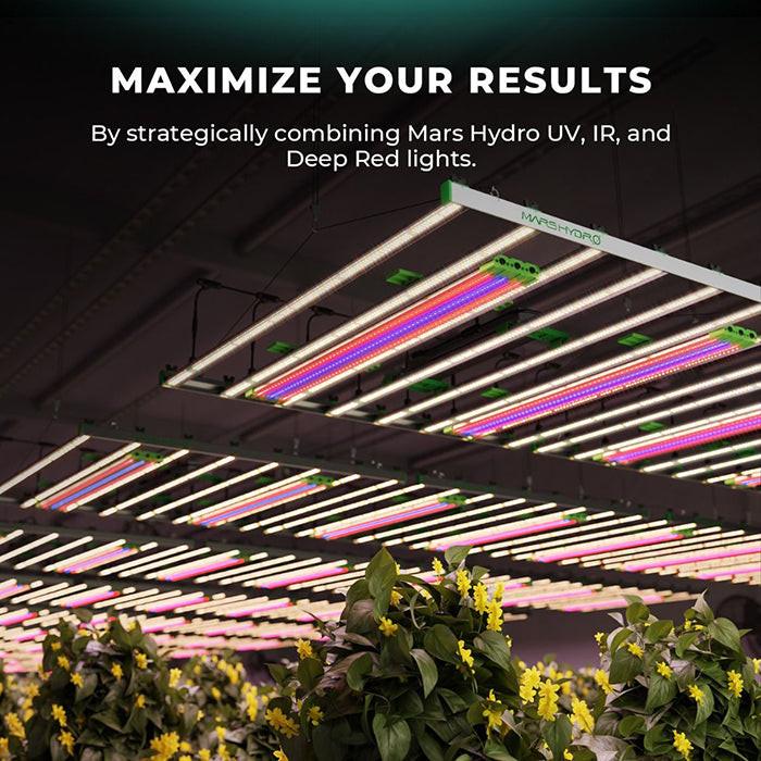 Mars Hydro Adlite Deep-Red Supplemental LED Grow Light Bar, Pack of 2