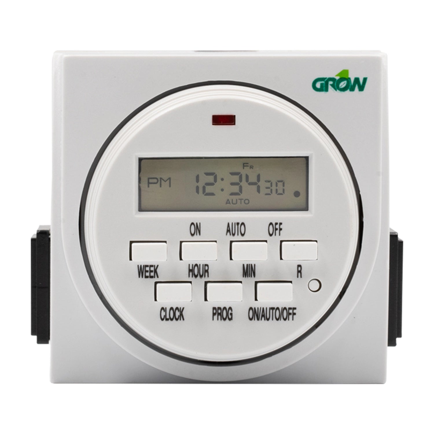 Grow1 Dual Outlet Digital Timer, 120V