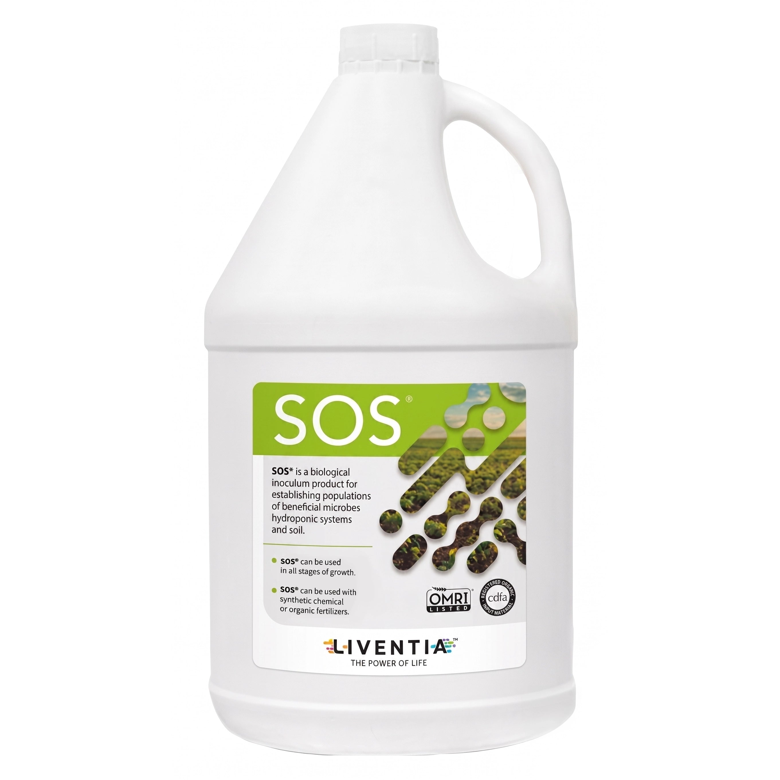 BioSafe Liventia SOS Liquid Microbial Inoculant, 1 Gallon