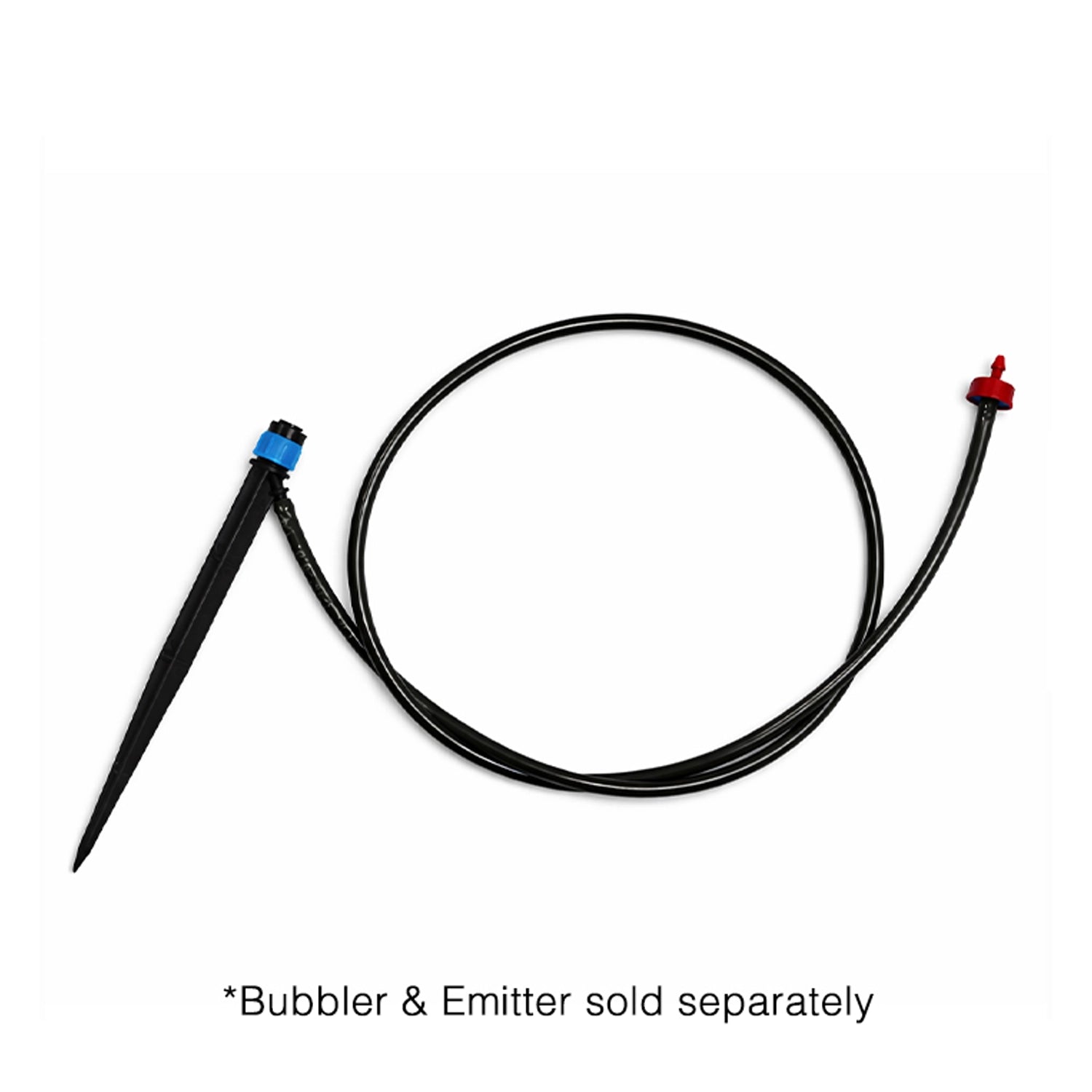 Grow1 Pre-Cut 36 Inch Black Vinyl Irrigation Whips