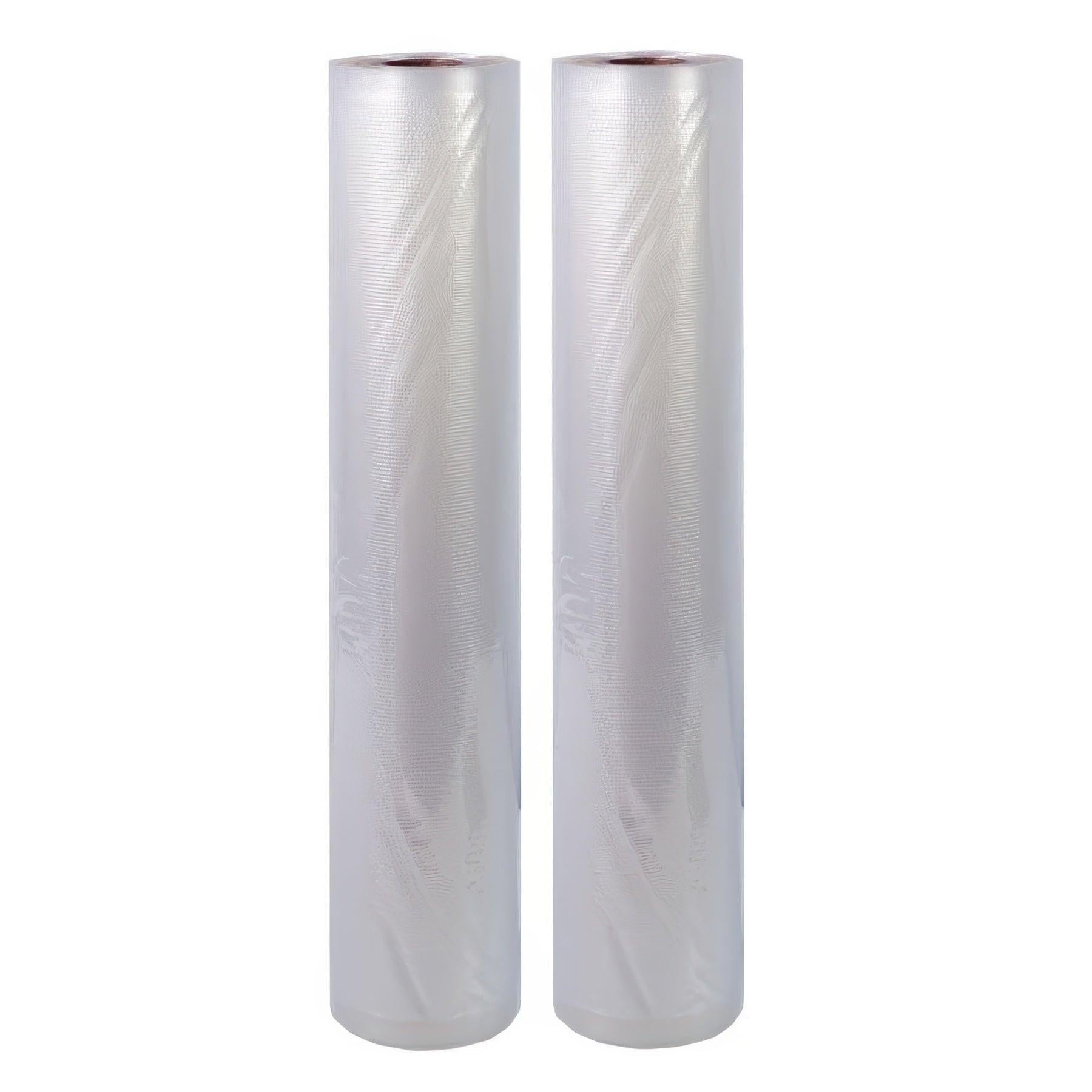 NatureVAC Vacuum Seal Roll, Clear, 11 in. x 19.5 ft. - Pack of 2