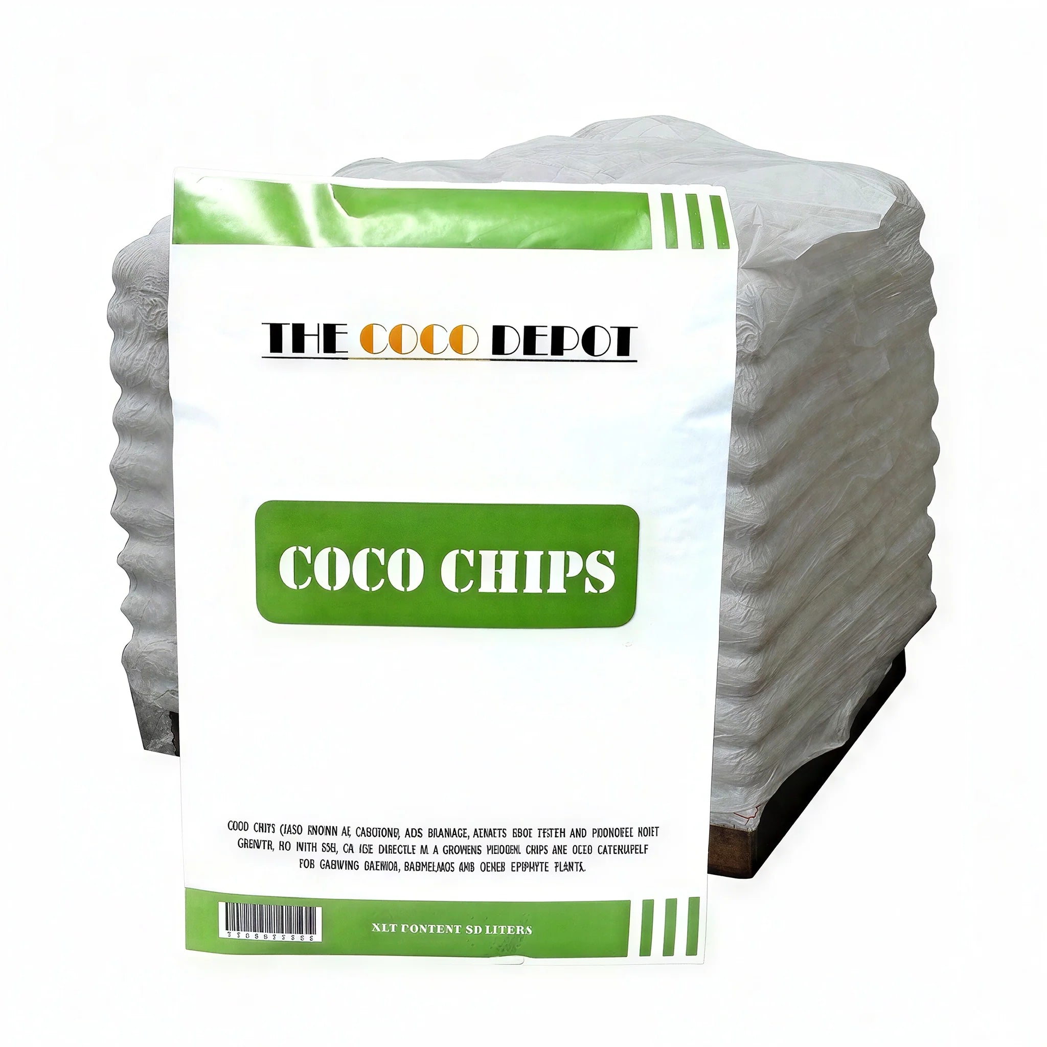 The Coco Depot Pure Chips Coco Coir, 50 Liter, Pallet of 80