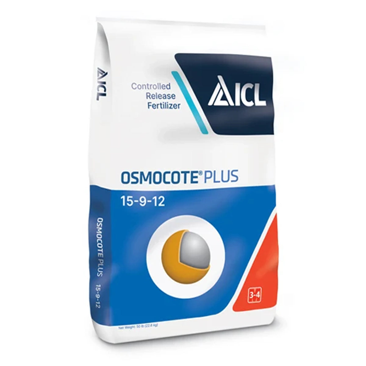 Osmocote Plus 15-9-12, 3-4 mo. Controlled-Release Fertilizer, 50 lbs.