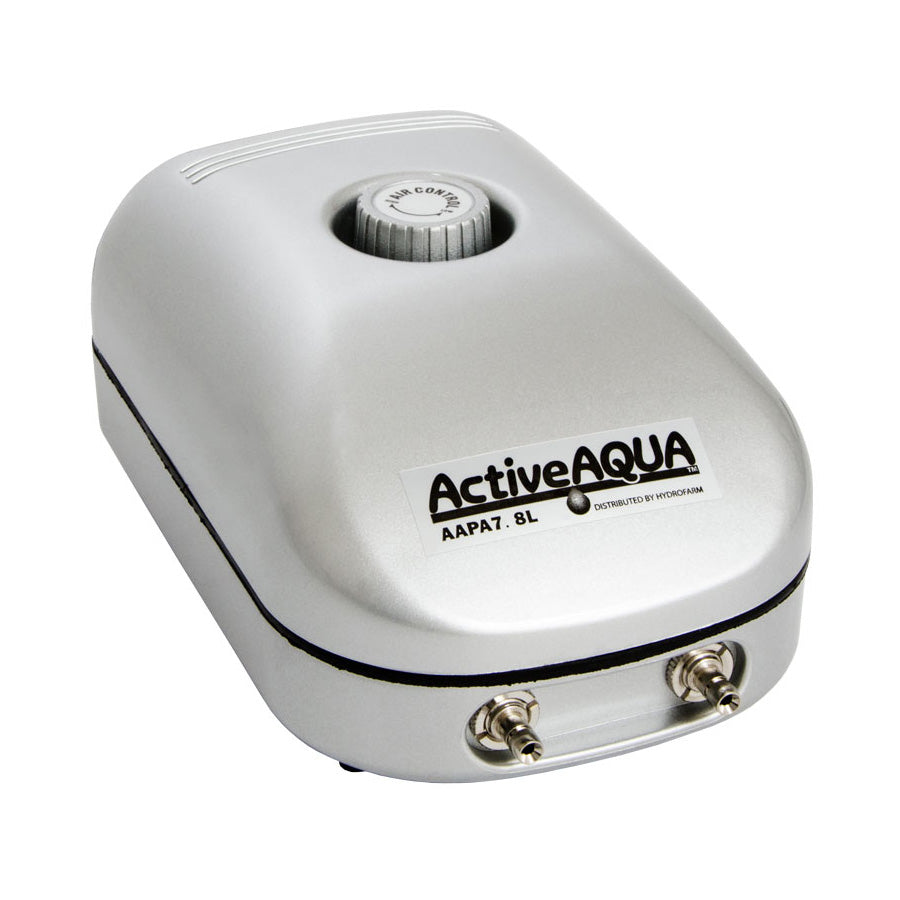 Active Aqua Air Pump with 2 outlets - 7.8 lt per minute