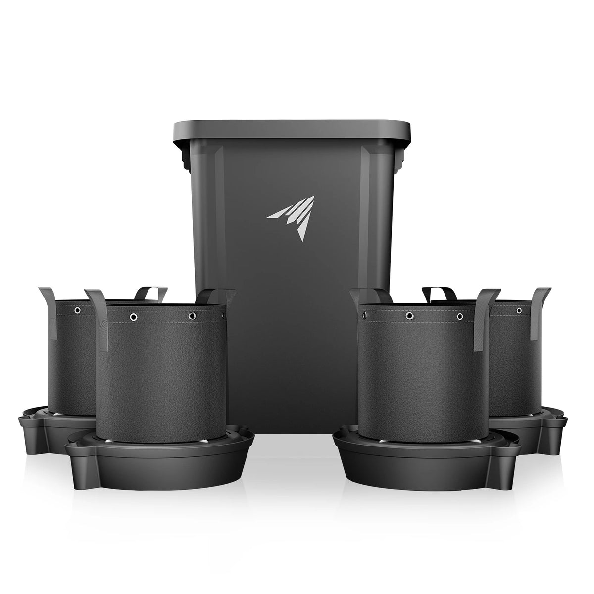AC Infinity 4 Pot Self-Watering Hydroponic System, 13 Gallon Reservoir