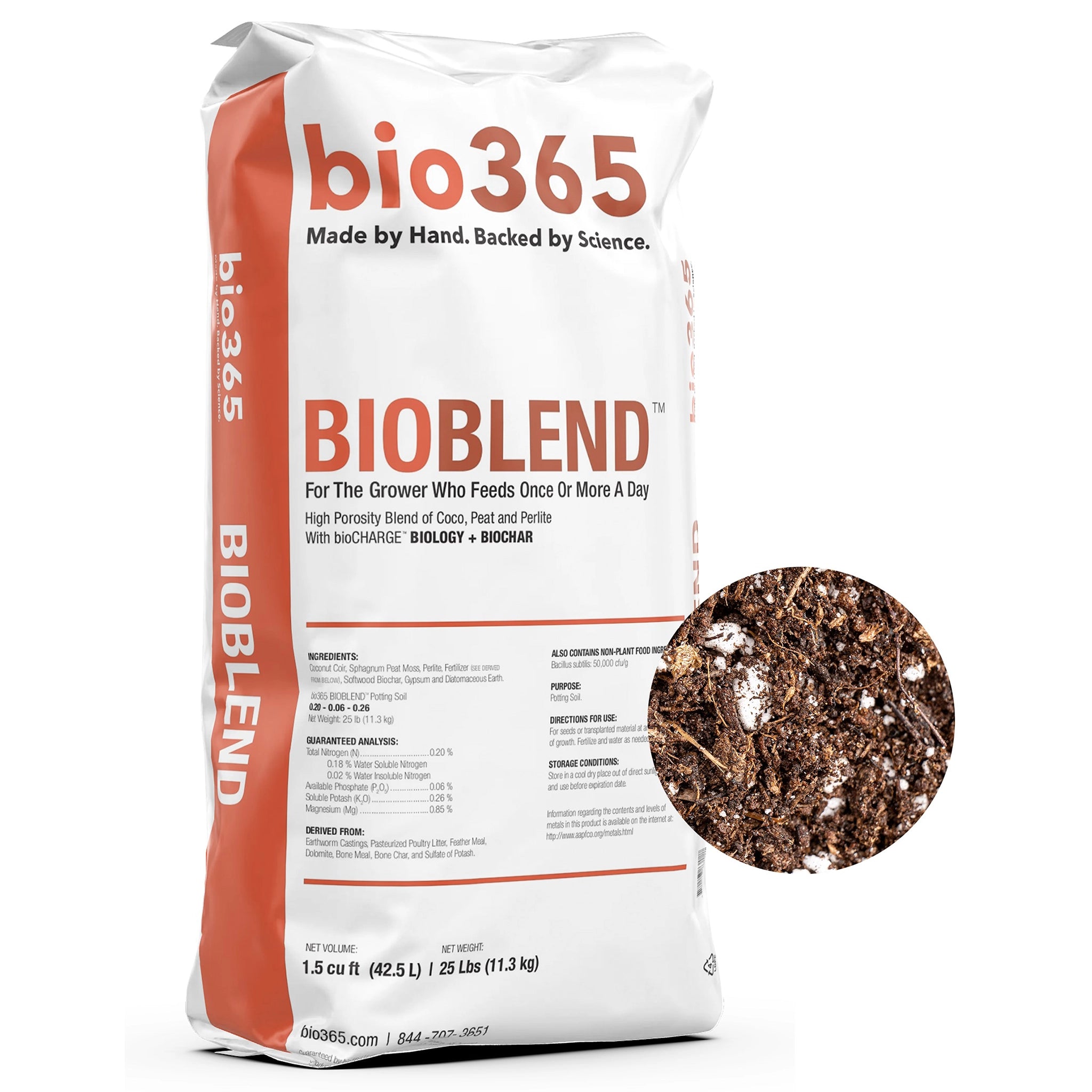 bio365 BIOBLEND High Porosity Blend, 1.5 Cu. Ft. Bag, Pallet of 85 Bags