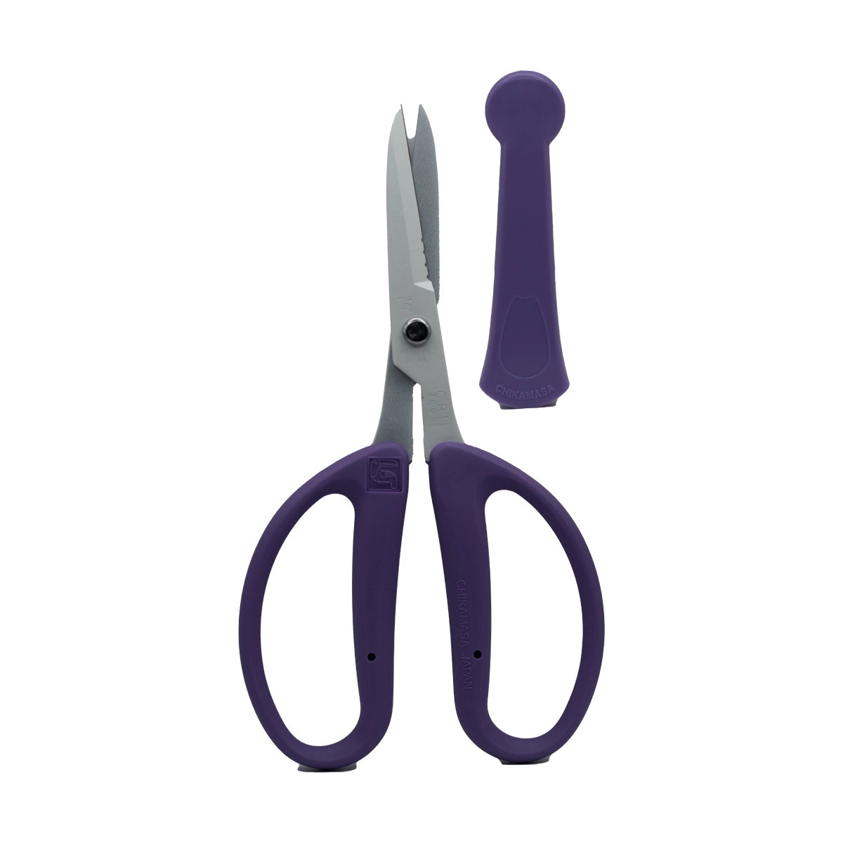 Chikamasa CRI-360SFV Straight Blade Garden Scissors, Wire Cutter - Pack of 6