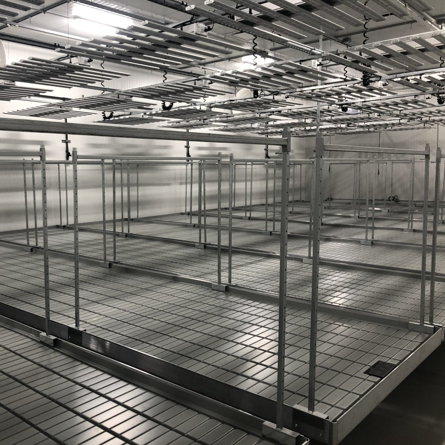 CM Horticulture ST - Stationary Bench: 2 Foot Width x 5 Foot Length x 30 Inch Height, Plastic Trays