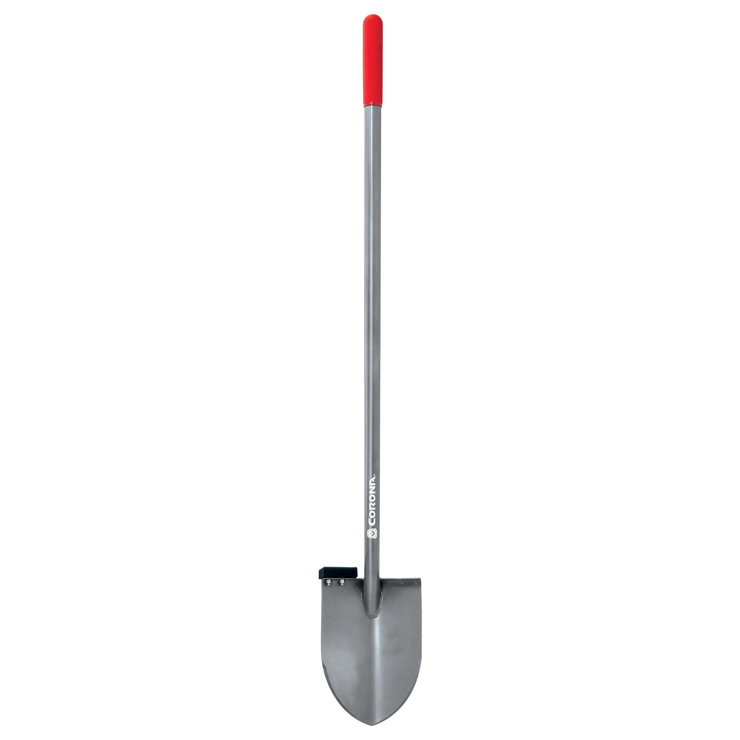Corona 12 Gauge Round Point Shovel, 48" Steel Handle with 15" Head