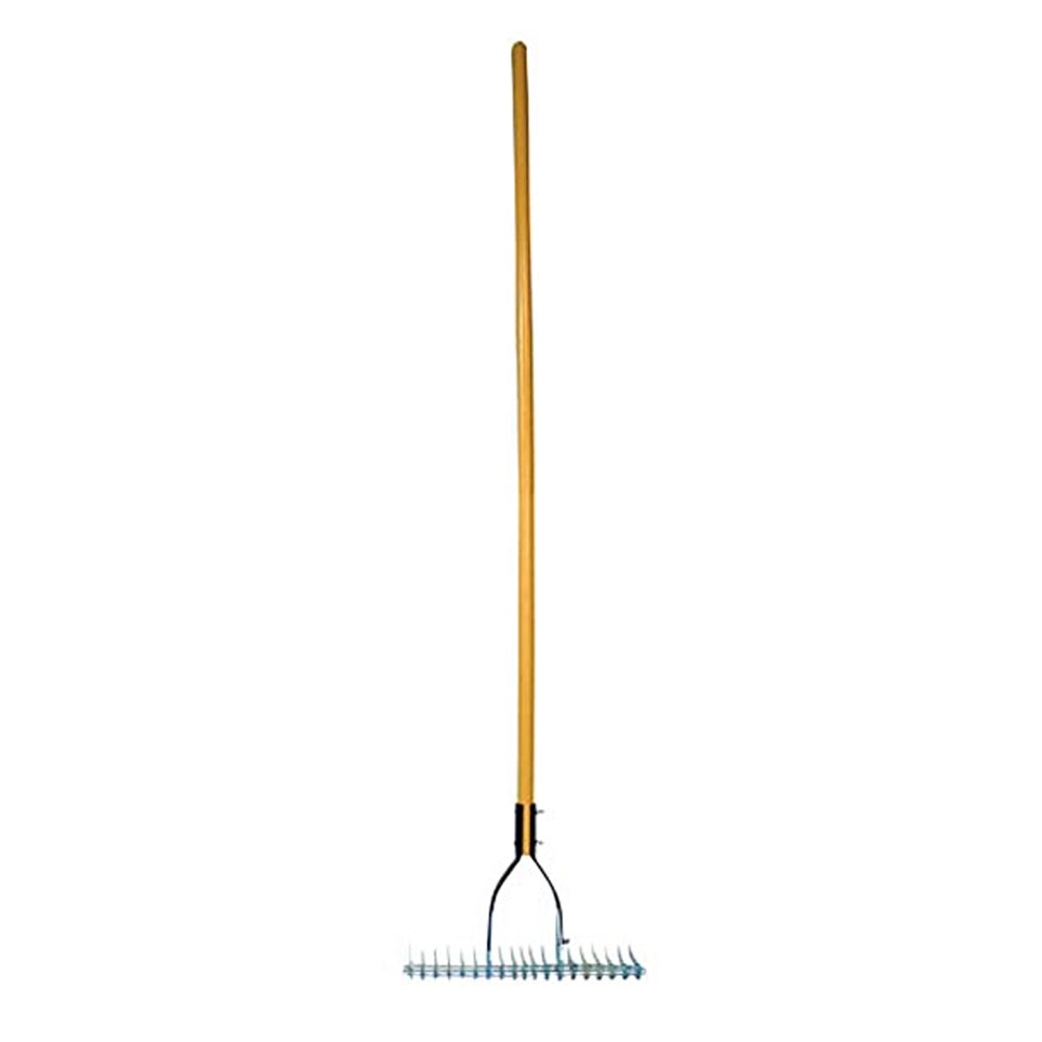 Corona Thatching Rake, 54" Wood Handle and 16" Head