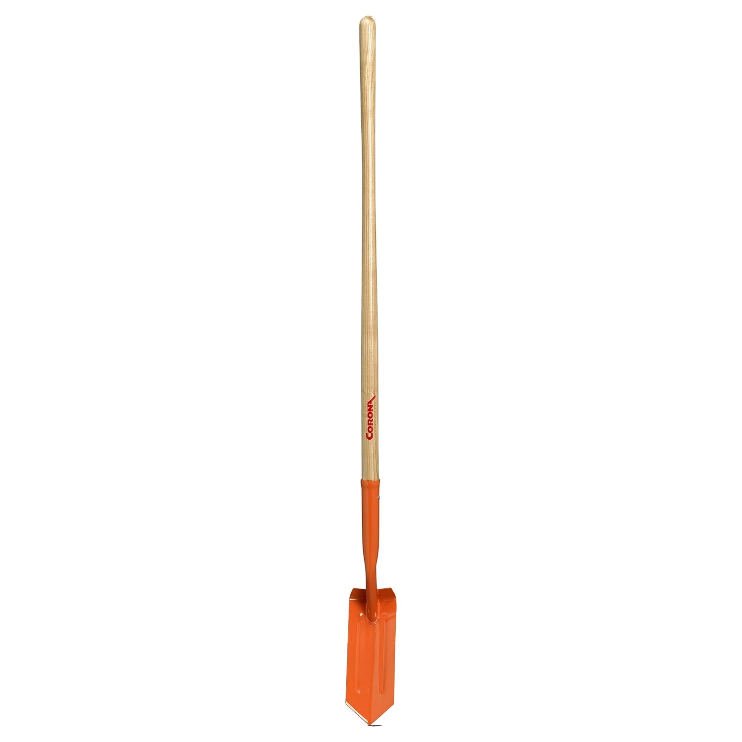 Corona 12 Gauge Trench Shovel, 48" Hardwood Handle and 4" Blade