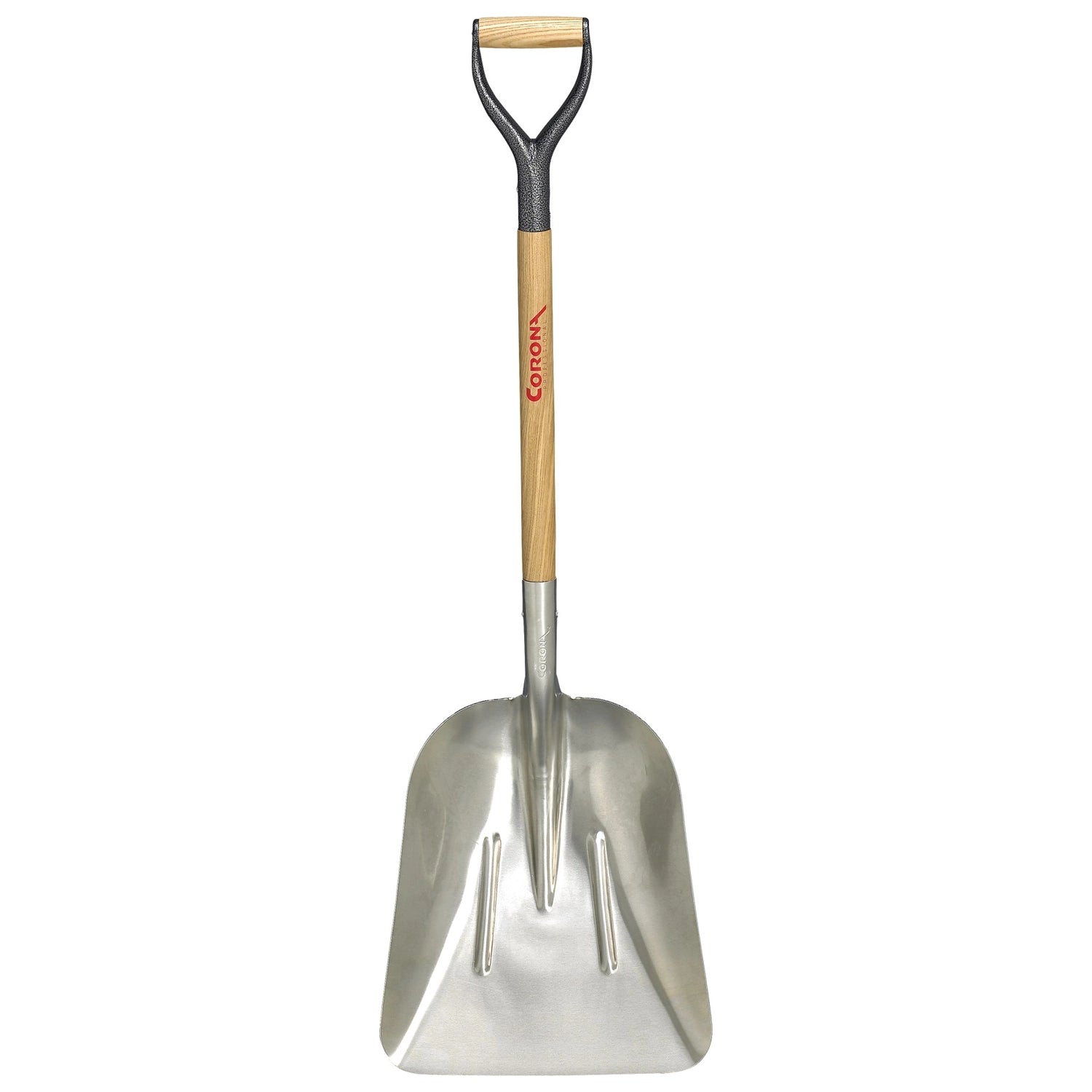 Corona 12 Gauge Aluminum Western Scoop Shovel, 30" Wood Handle