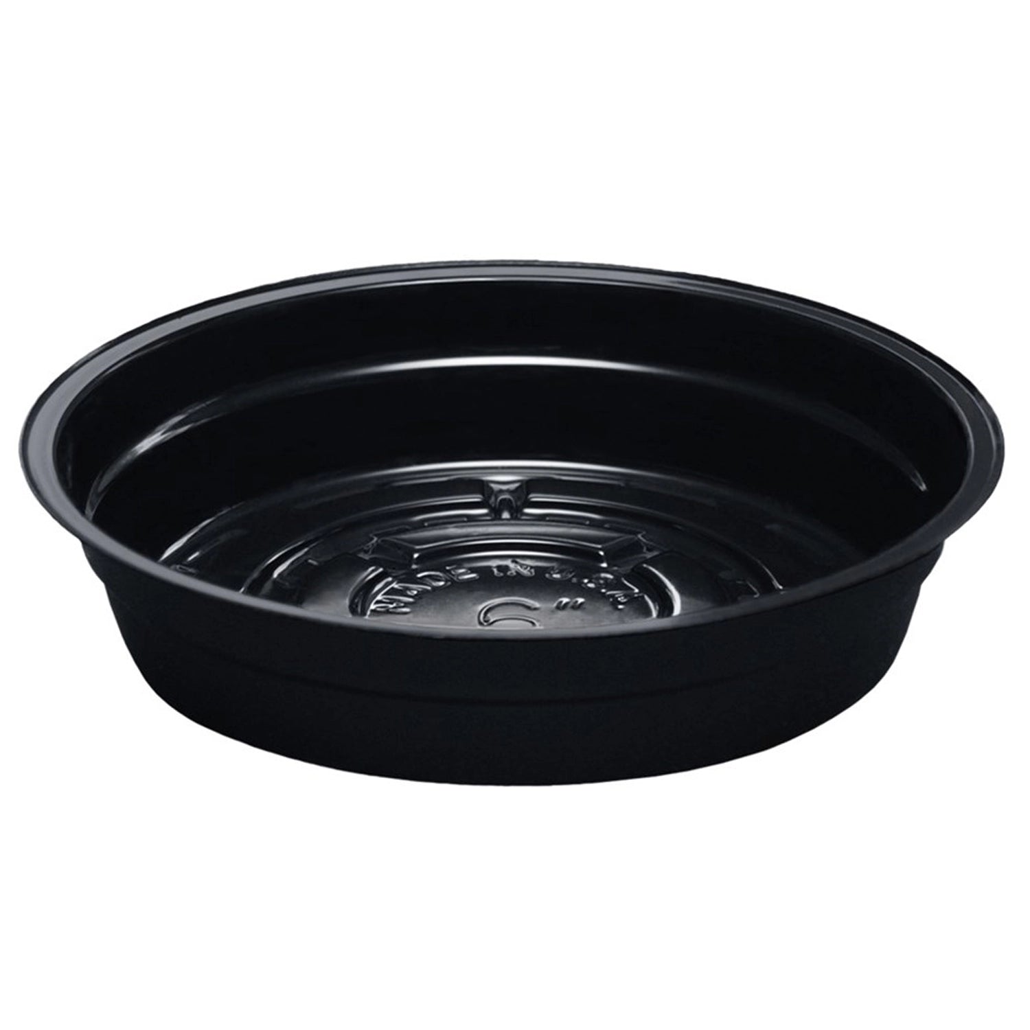 Curtis Wagner Plastics Black Vinyl Heavy Plant Saucer