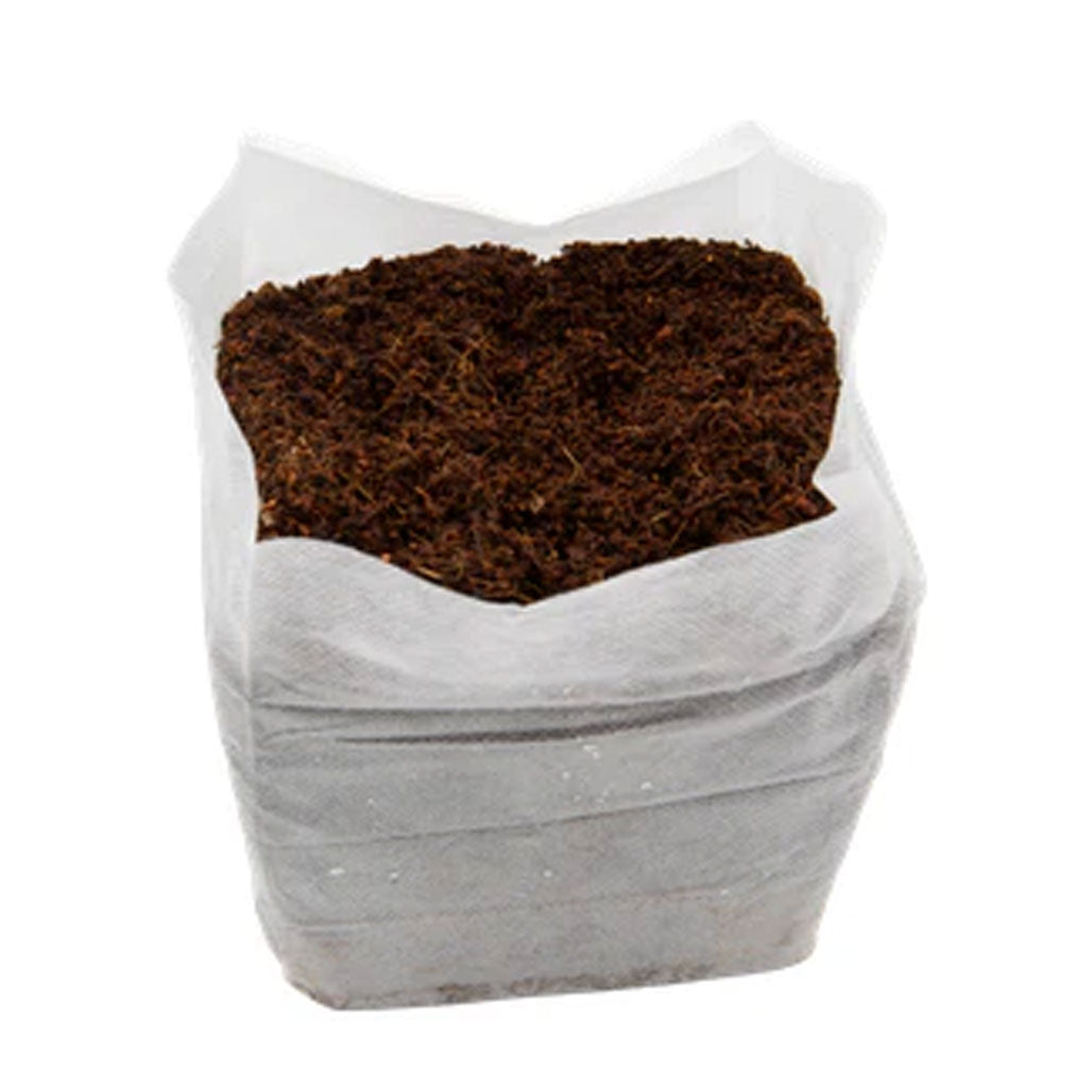 RxGreen Technologies, Inc. Compressed Clean Coco Grow Bag, 2 Gallon - Case of 18